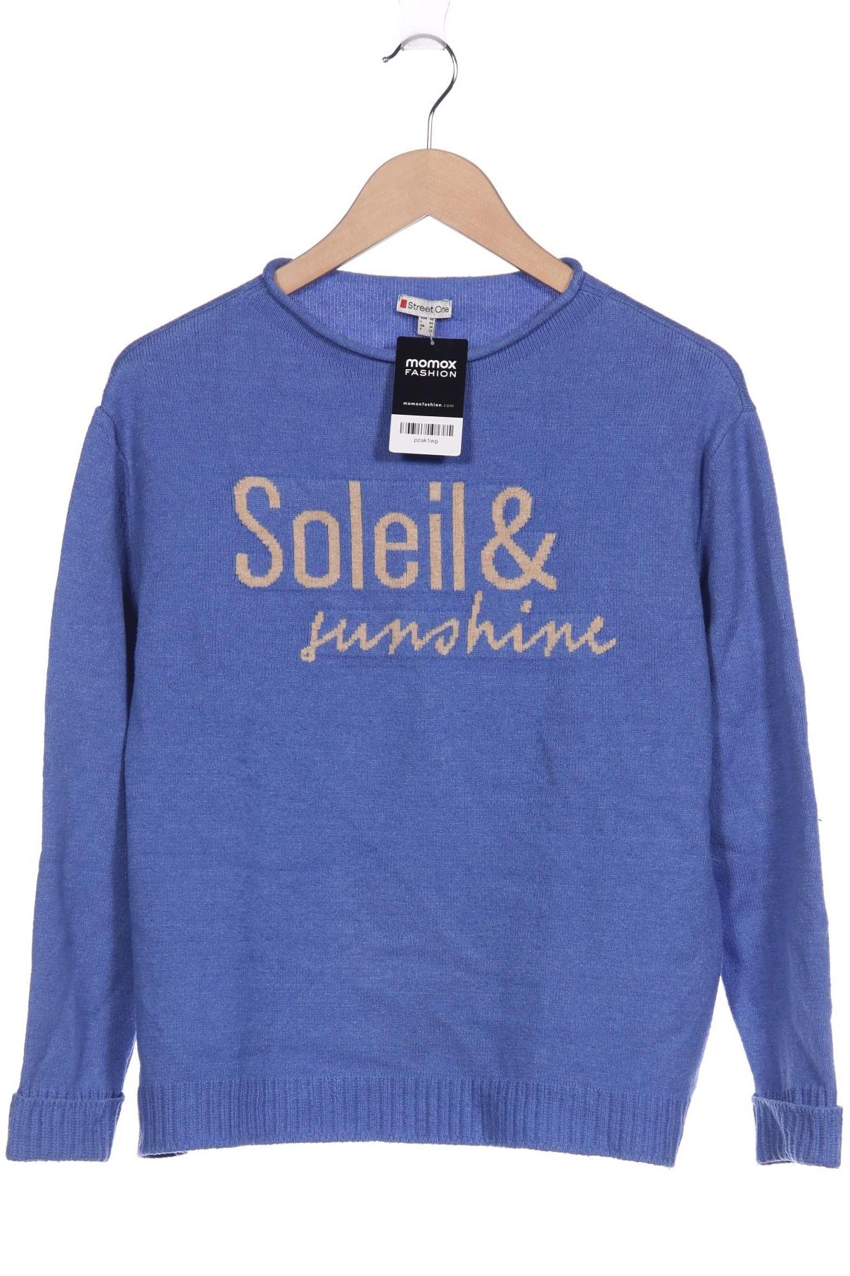 

Street One Damen Pullover, blau, Gr. 40
