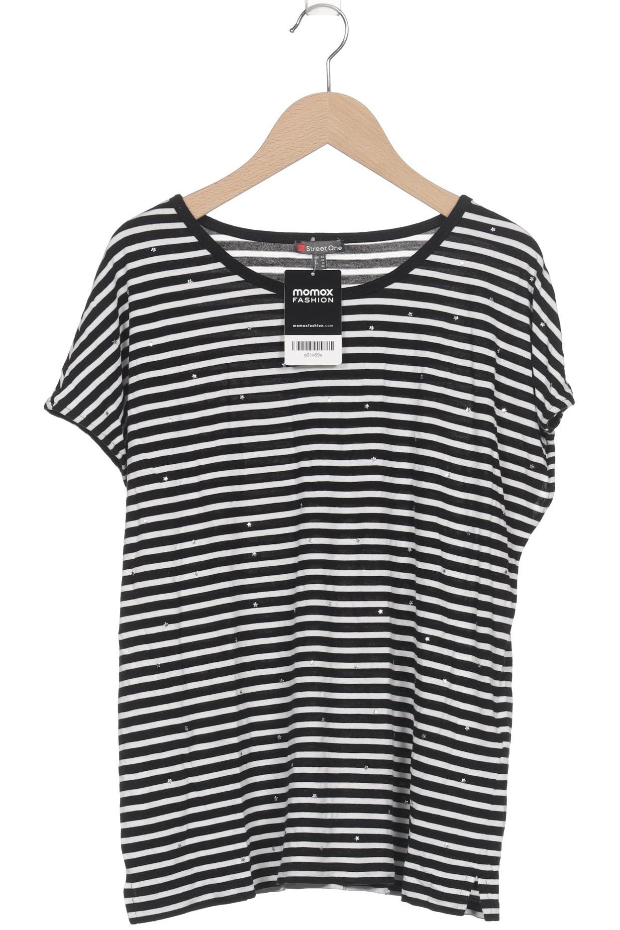 

Street One Damen T-Shirt, schwarz, Gr. 42