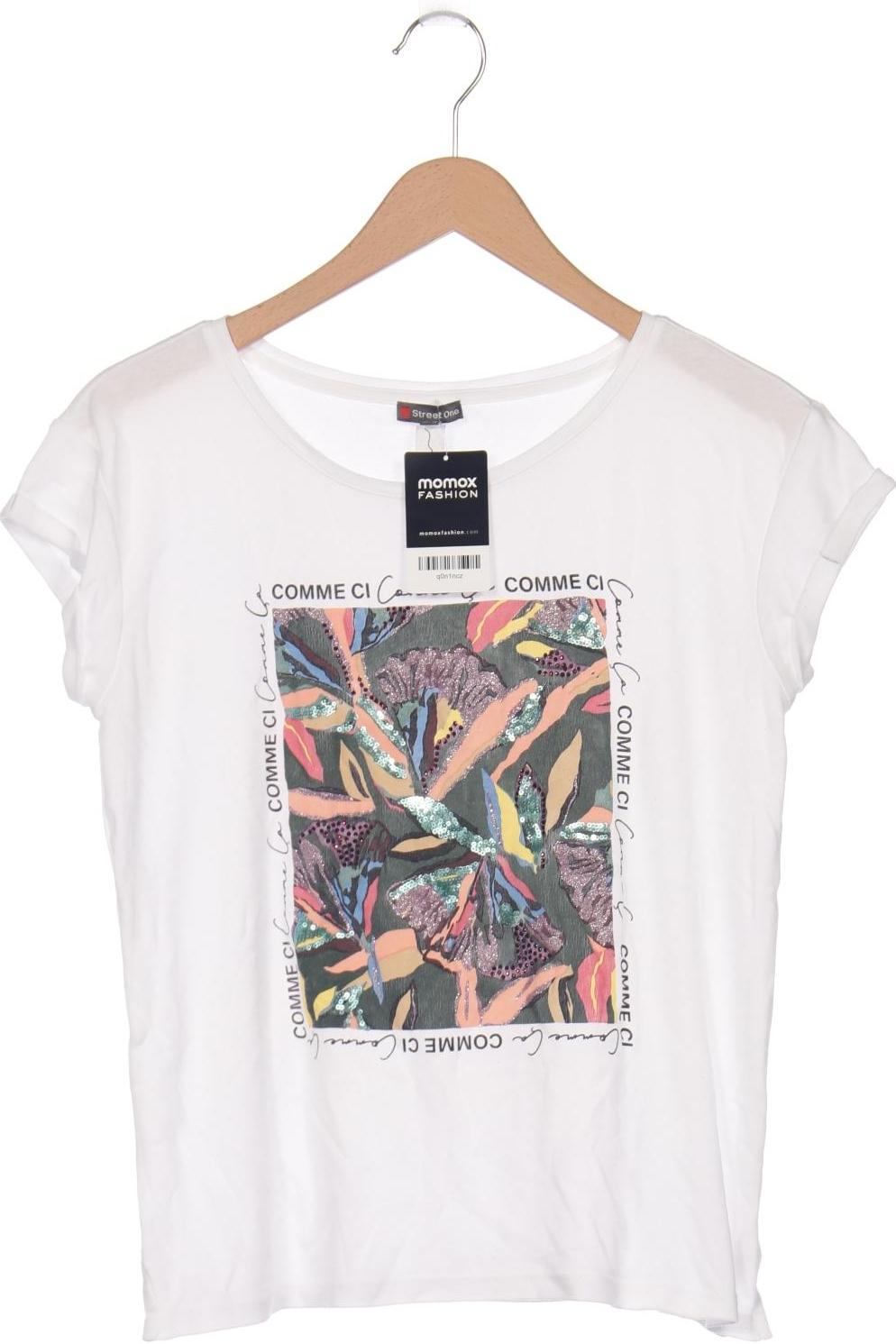 

Street One Damen T-Shirt, weiß, Gr. 36