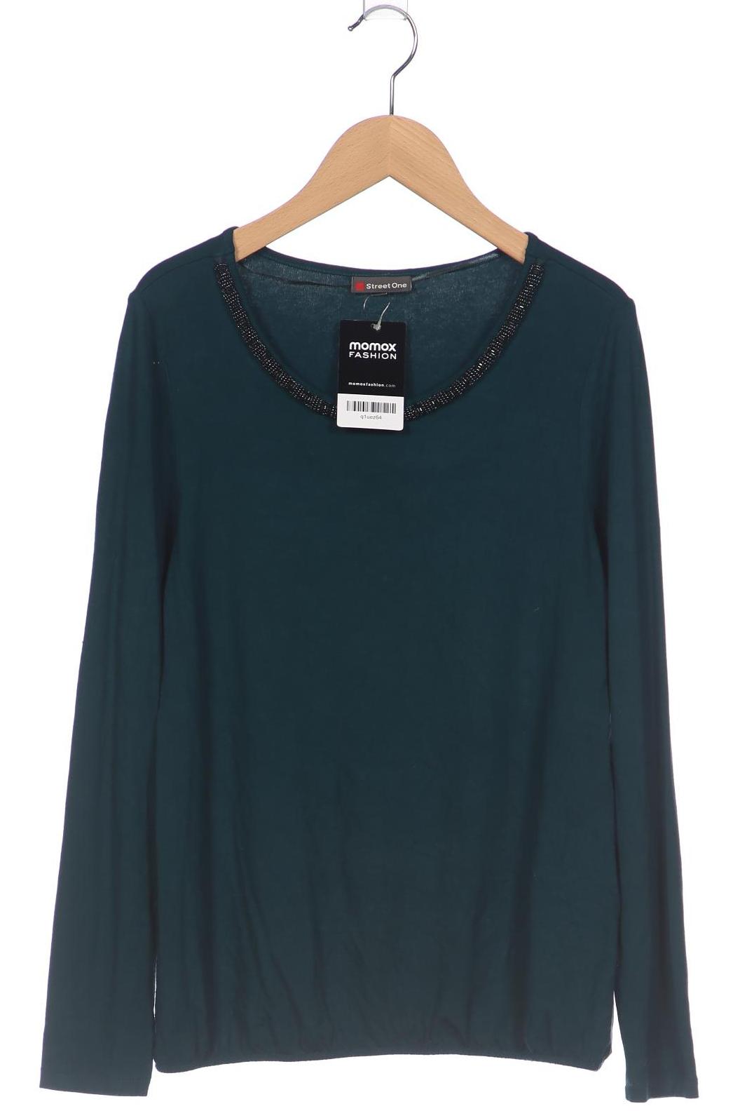 

Street One Damen Langarmshirt, türkis, Gr. 36