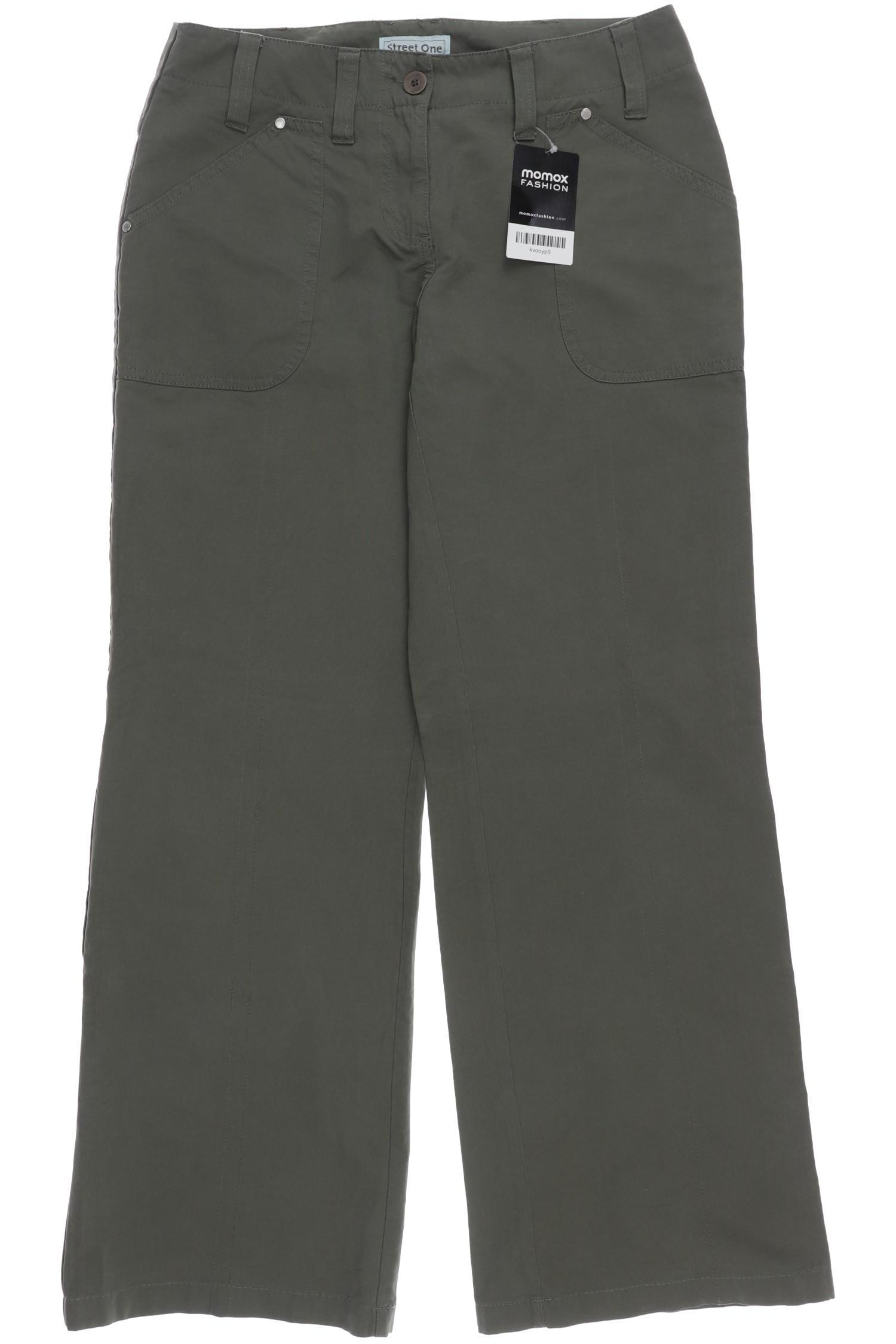 

Street One Damen Stoffhose, grün, Gr. 36