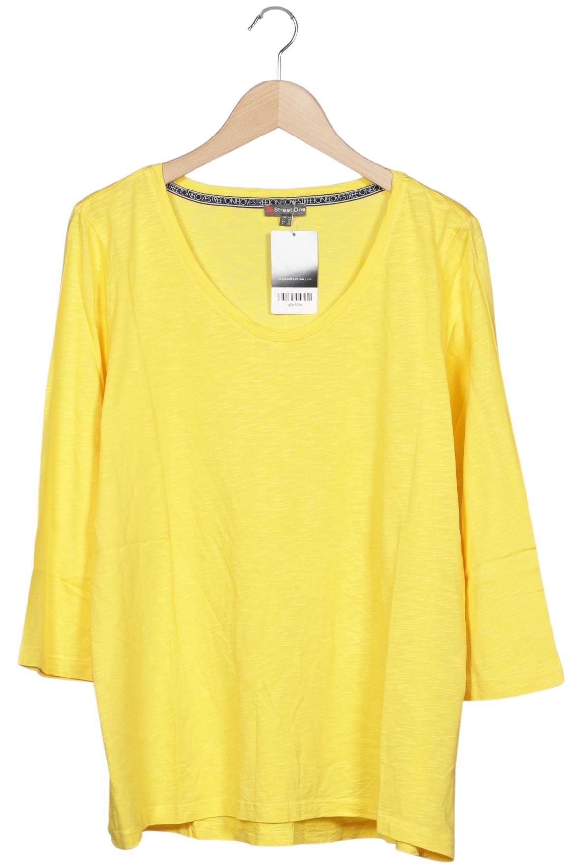 

Street One Damen Langarmshirt, gelb, Gr. 46