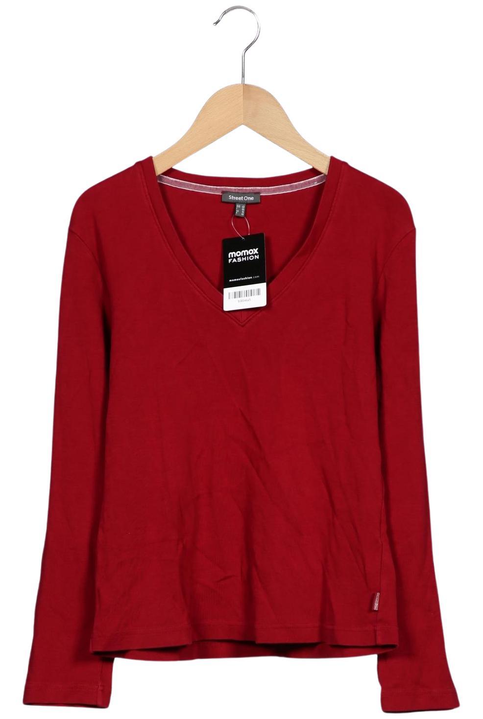 

Street One Damen Langarmshirt, rot, Gr. 42