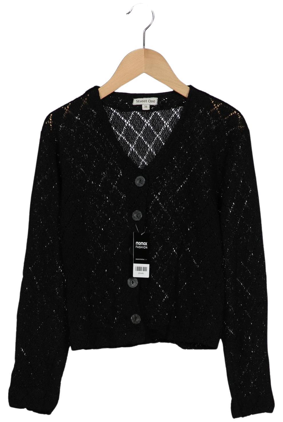 

Street One Damen Strickjacke, schwarz, Gr. 38