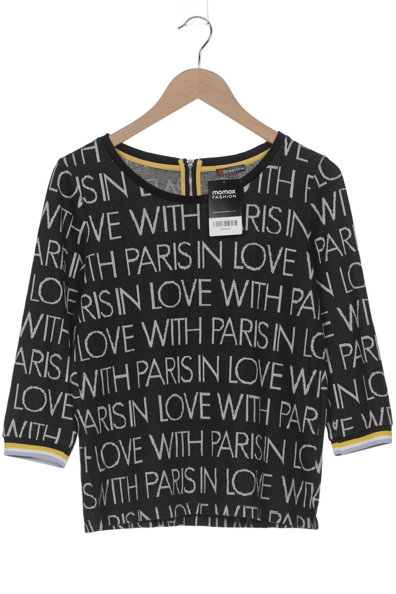 

Street One Damen Sweatshirt, schwarz, Gr. 34