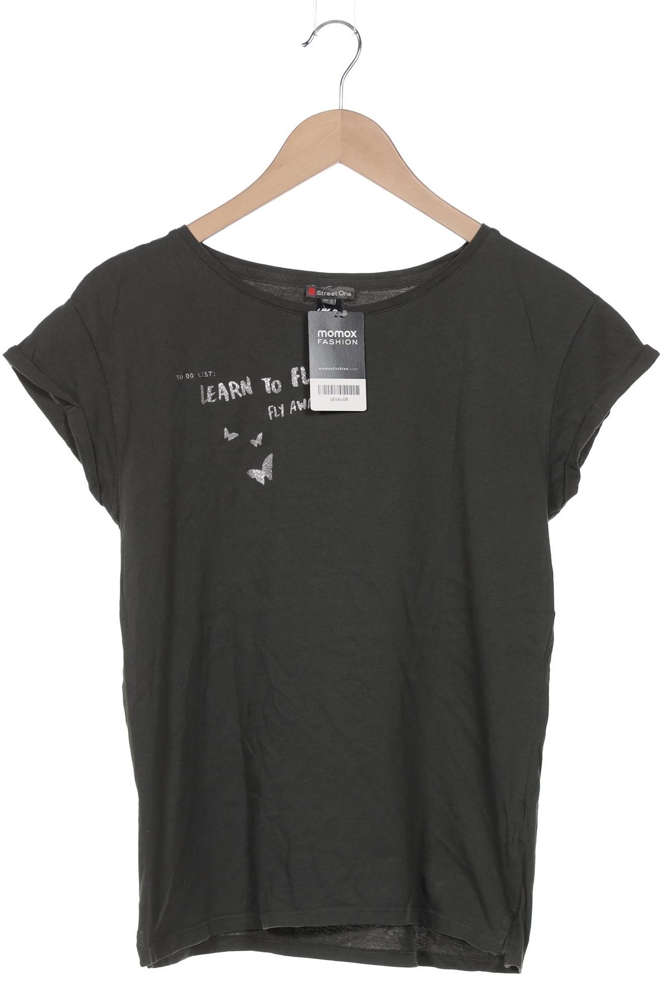 

Street One Damen T-Shirt, grün, Gr. 38