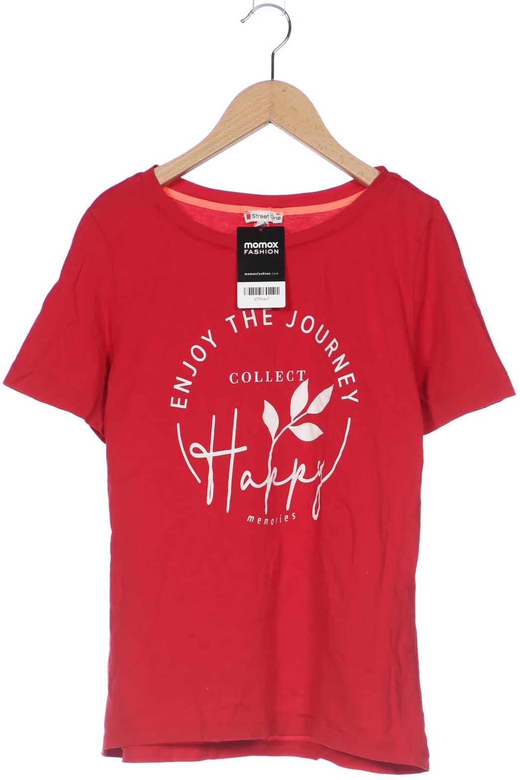 

Street One Damen T-Shirt, rot, Gr. 38