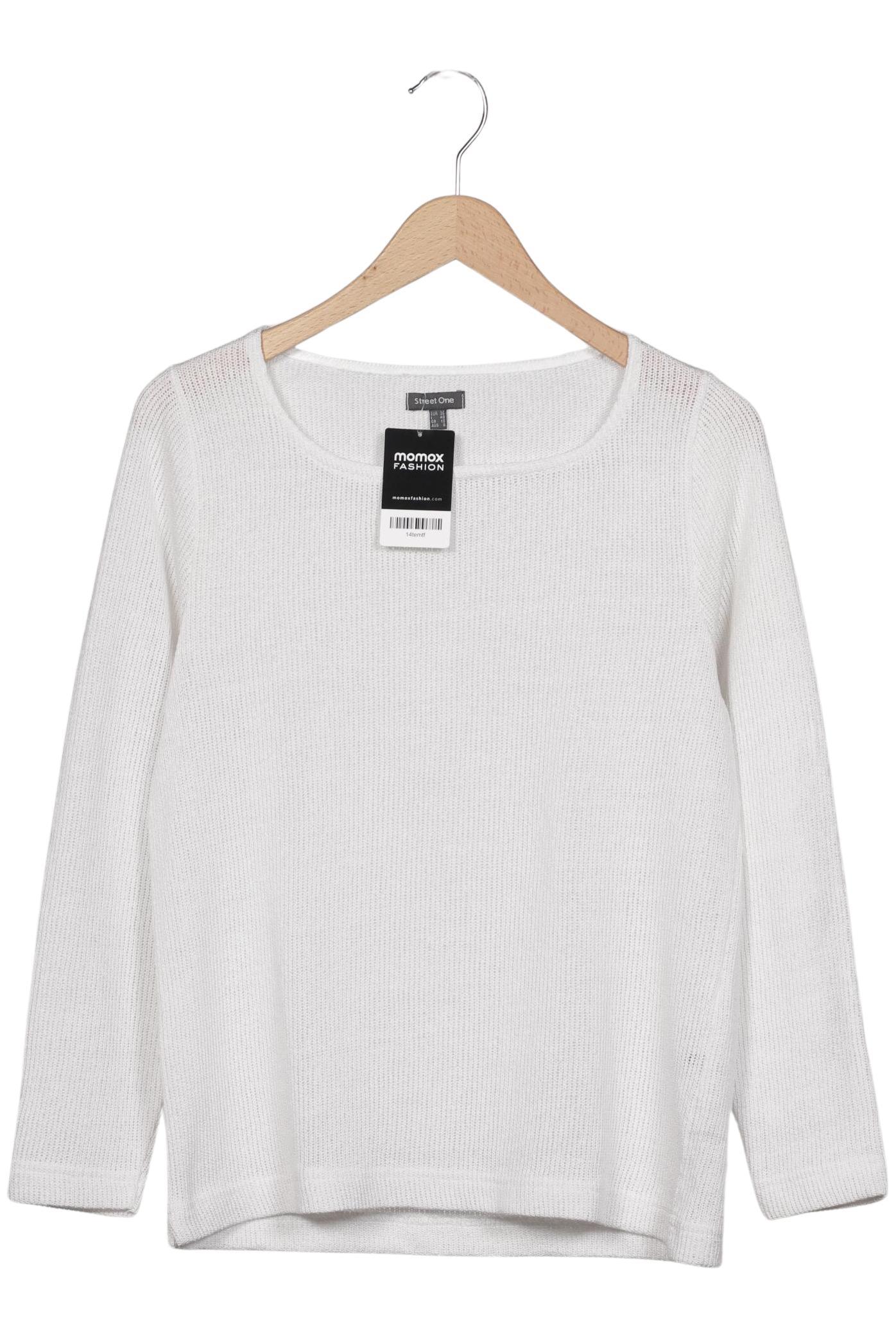 

Street One Damen Pullover, weiß, Gr. 38