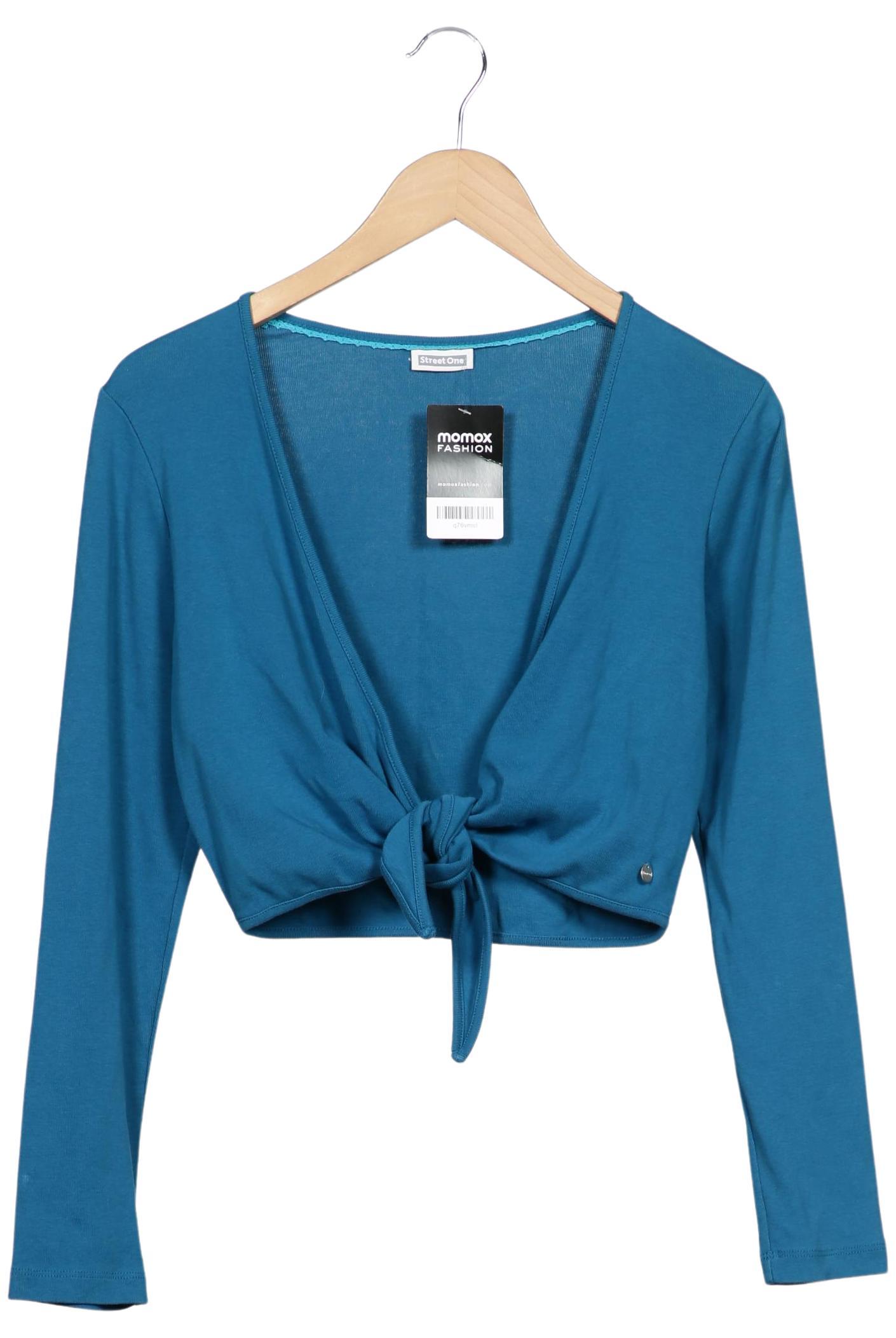 

Street One Damen Strickjacke, türkis, Gr. 40