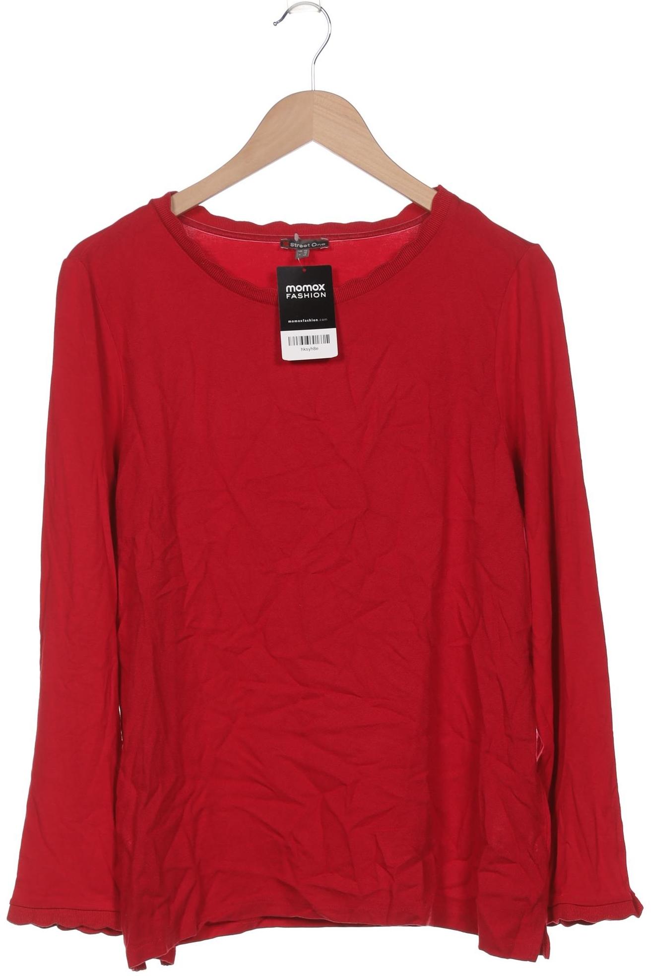 

Street One Damen Langarmshirt, rot, Gr. 44