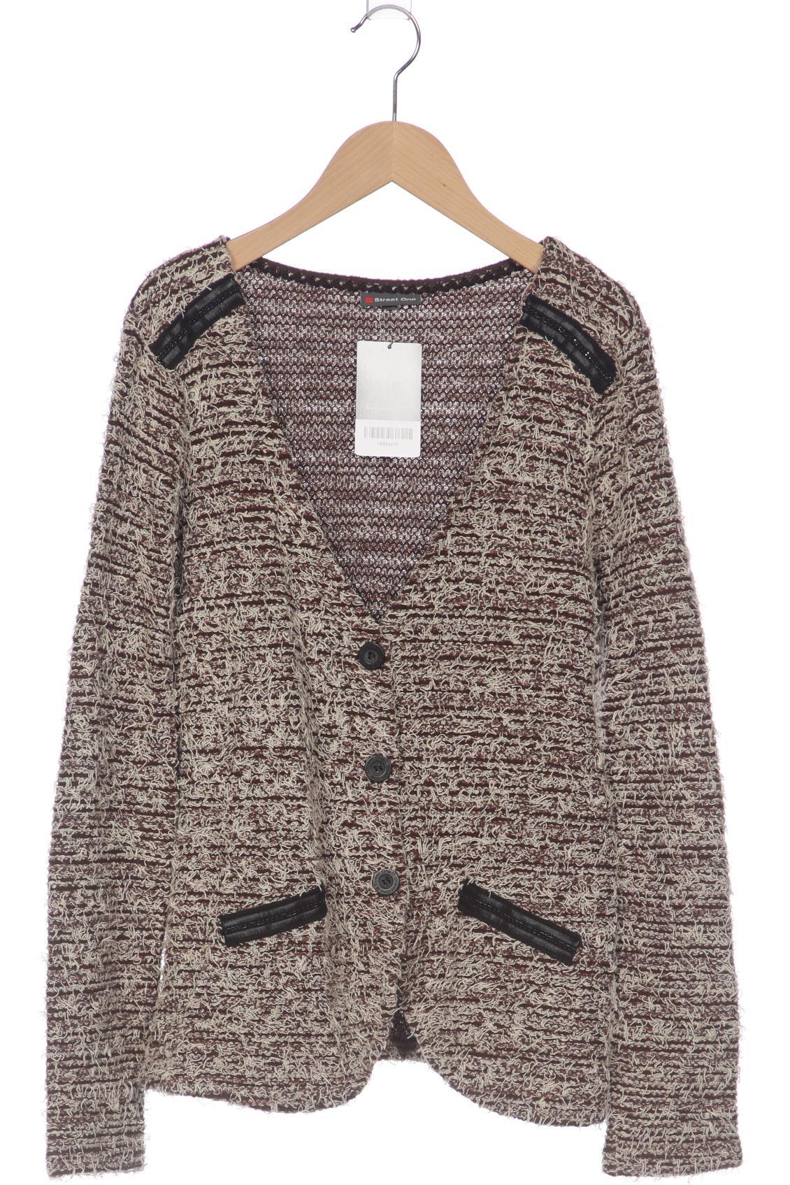 

Street One Damen Strickjacke, braun, Gr. 40