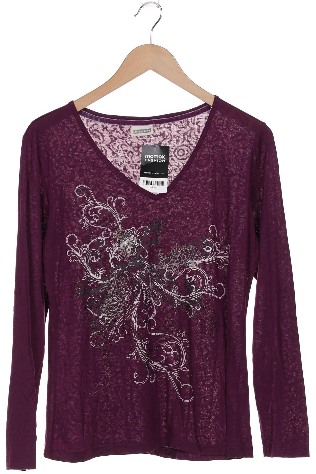 

Street One Damen Langarmshirt, flieder, Gr. 42