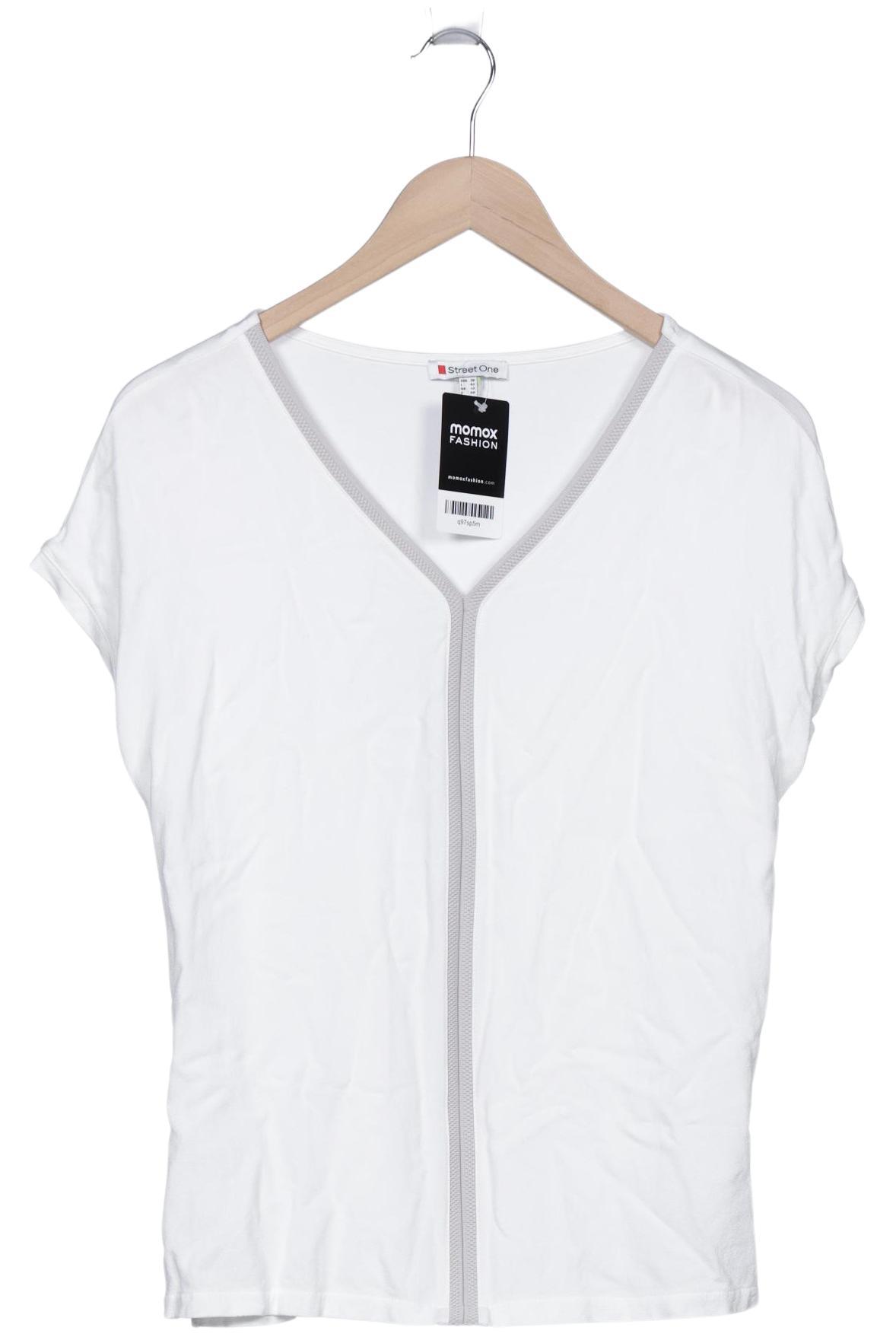 

Street One Damen T-Shirt, weiß, Gr. 38