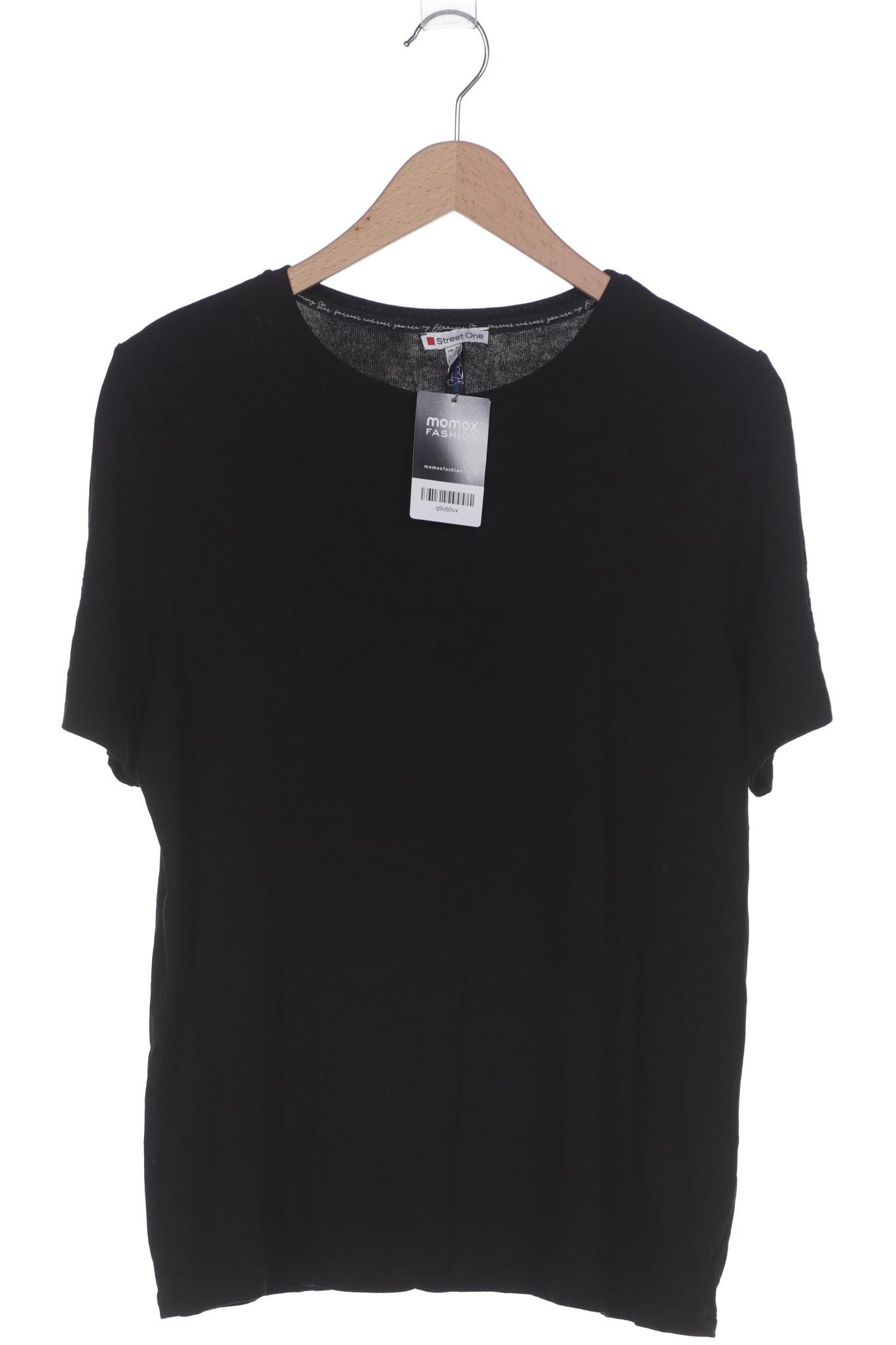 

Street One Damen T-Shirt, schwarz, Gr. 46