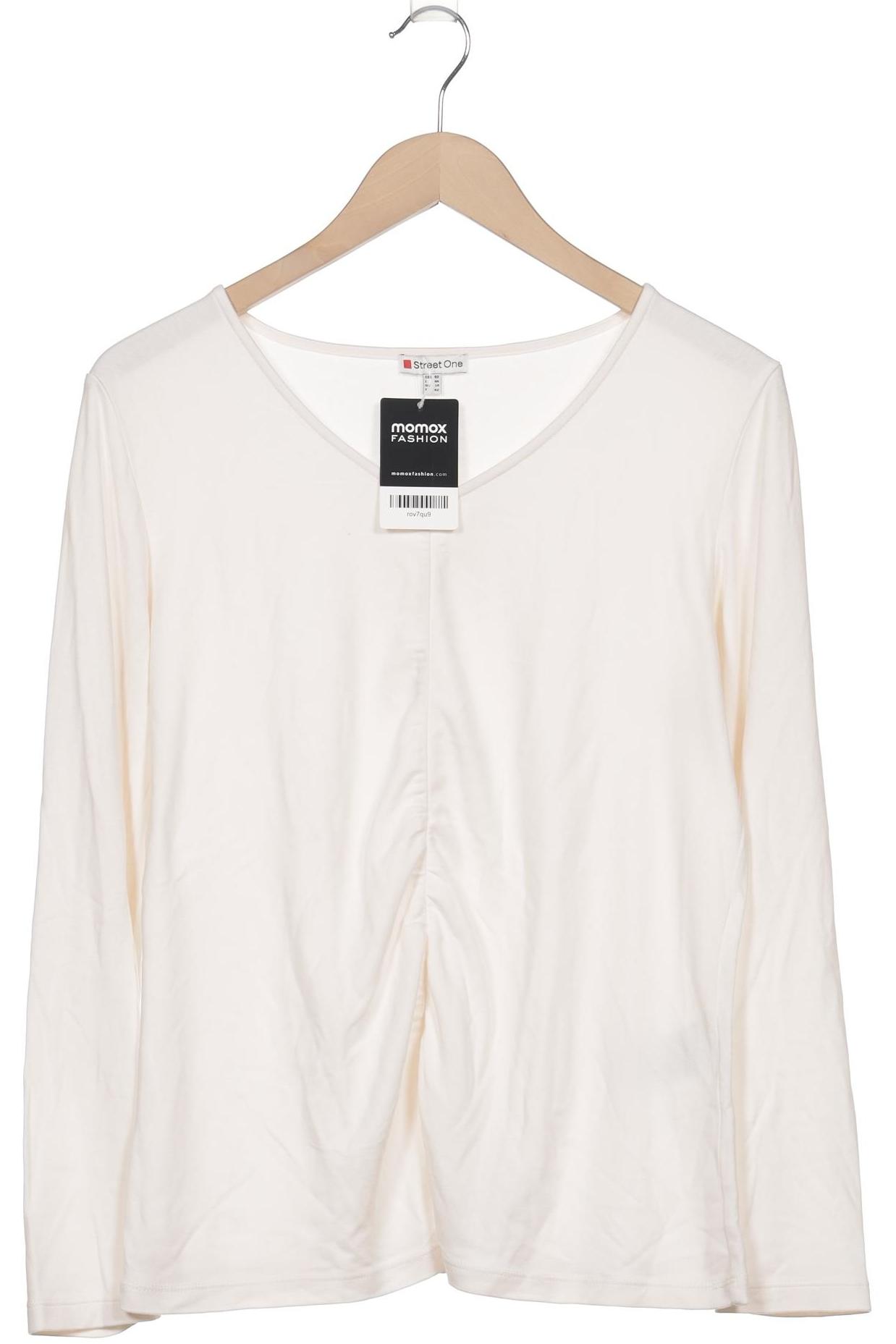 

Street One Damen Langarmshirt, cremeweiß, Gr. 40