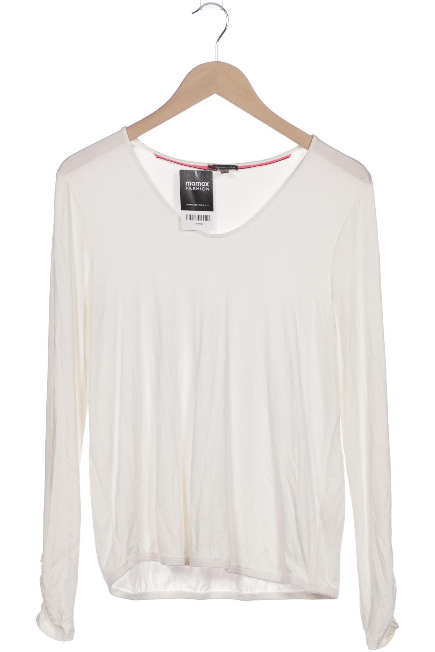 

Street One Damen Langarmshirt, weiß, Gr. 38