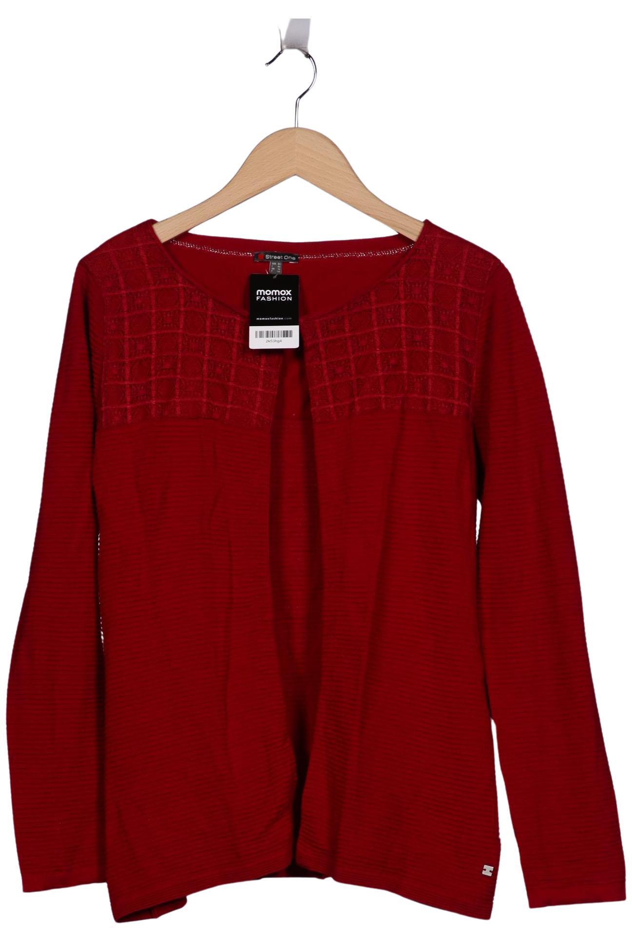 

Street One Damen Strickjacke, rot, Gr. 44