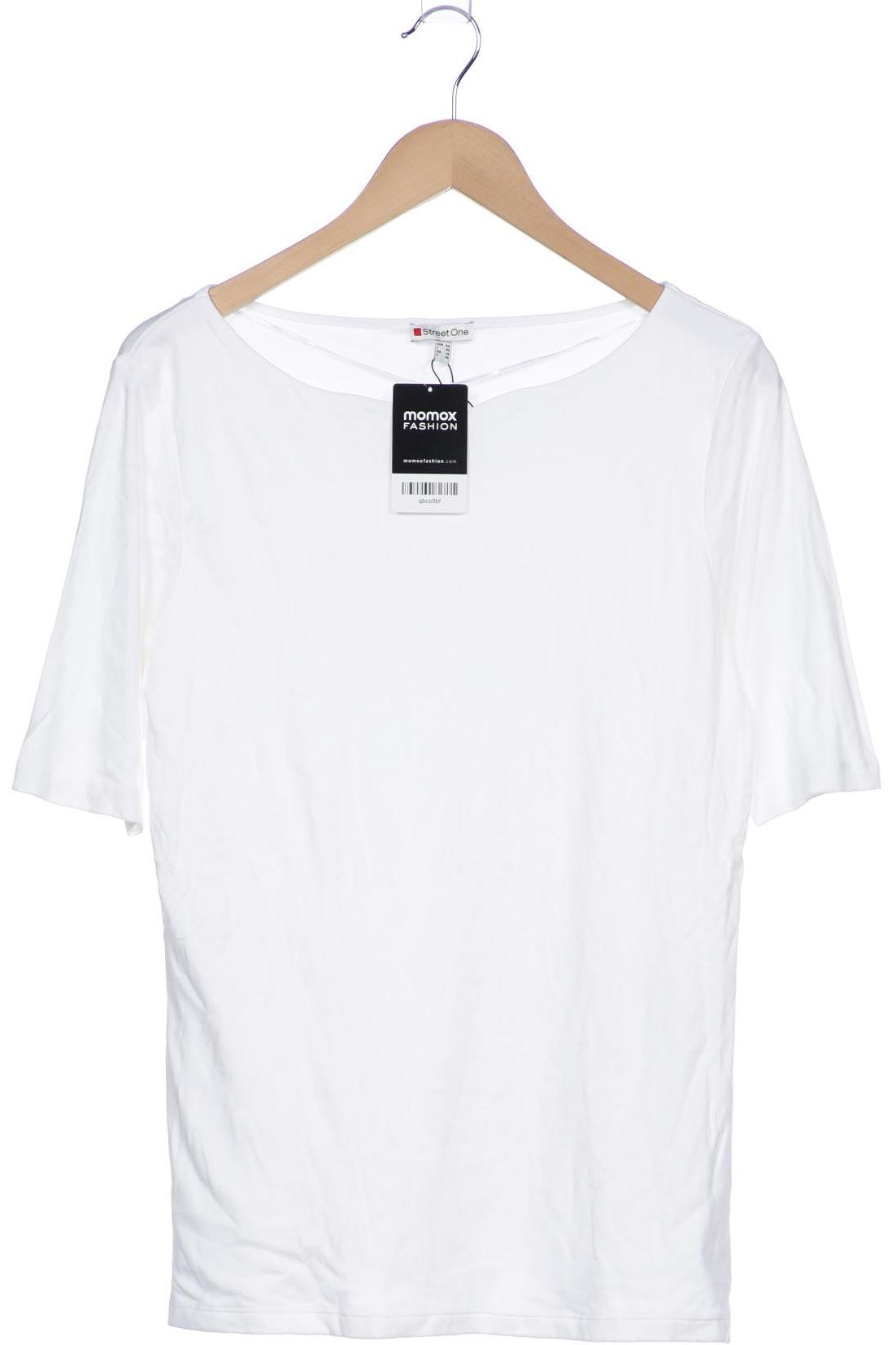 

Street One Damen T-Shirt, weiß, Gr. 44