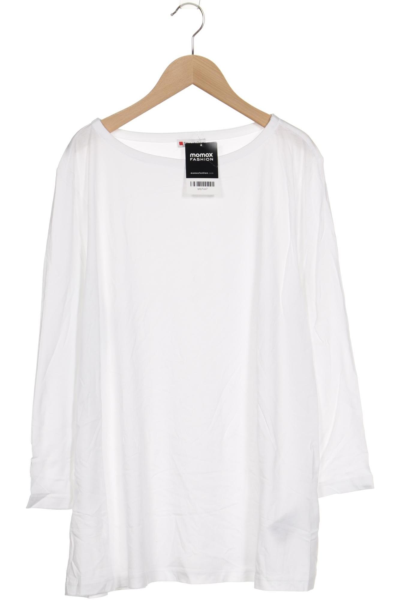 

Street One Damen Langarmshirt, weiß, Gr. 46