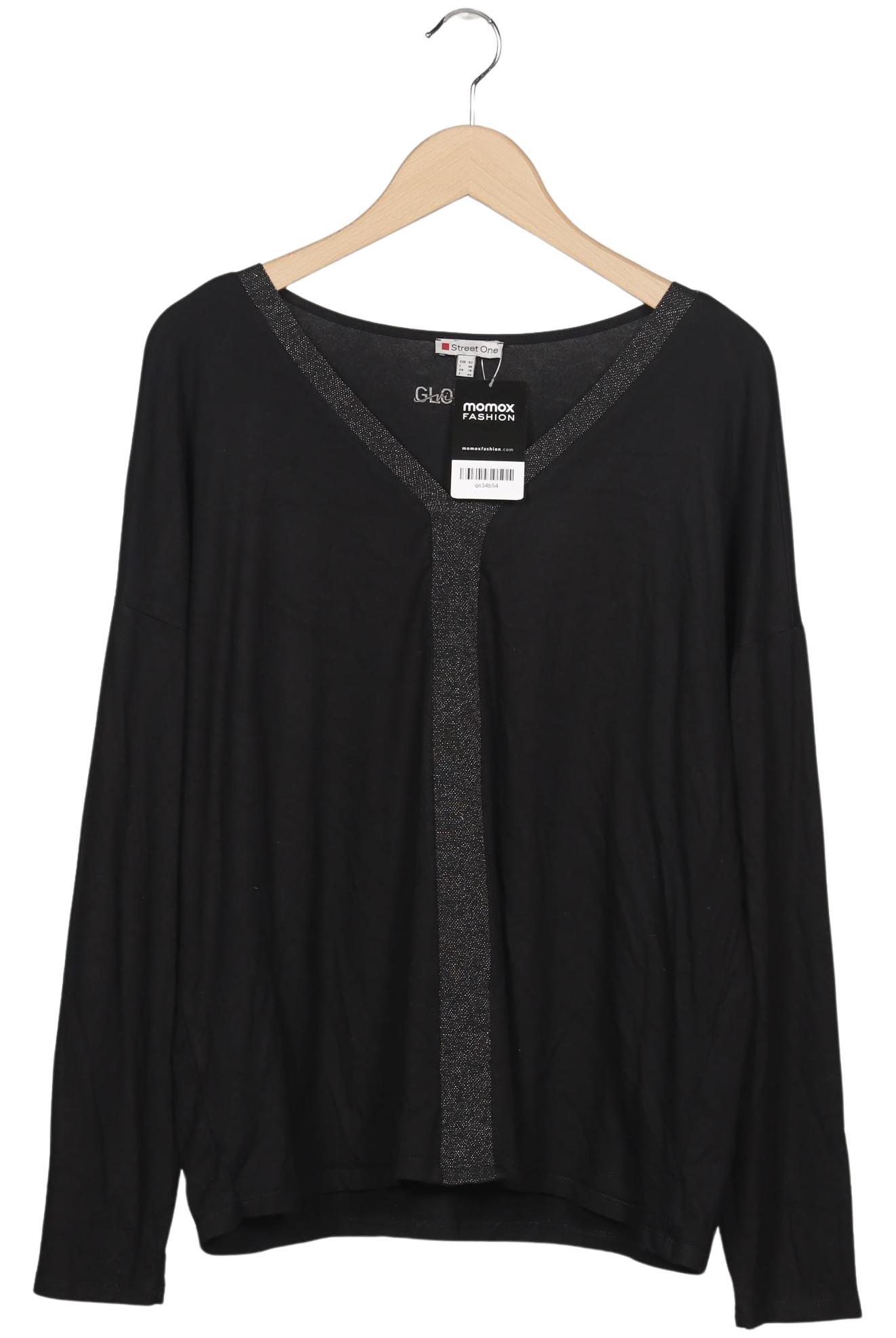 

Street One Damen Langarmshirt, schwarz, Gr. 42