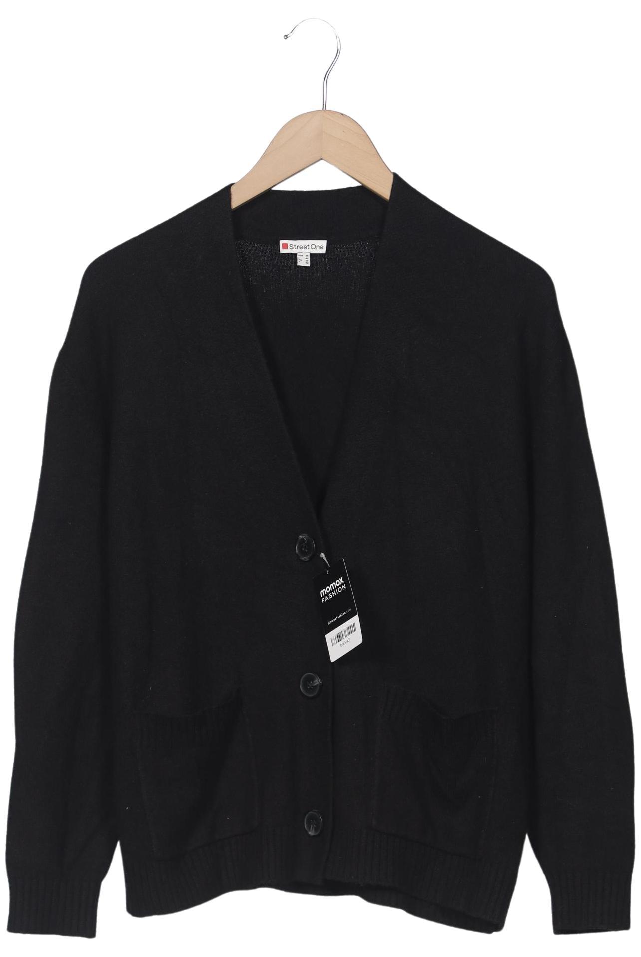

Street One Damen Strickjacke, schwarz, Gr. 38