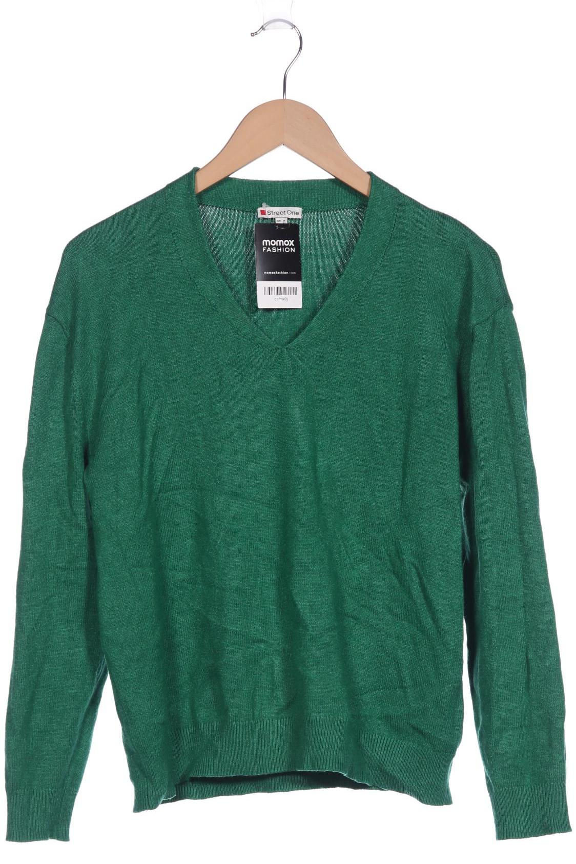 

Street One Damen Pullover, grün, Gr. 38
