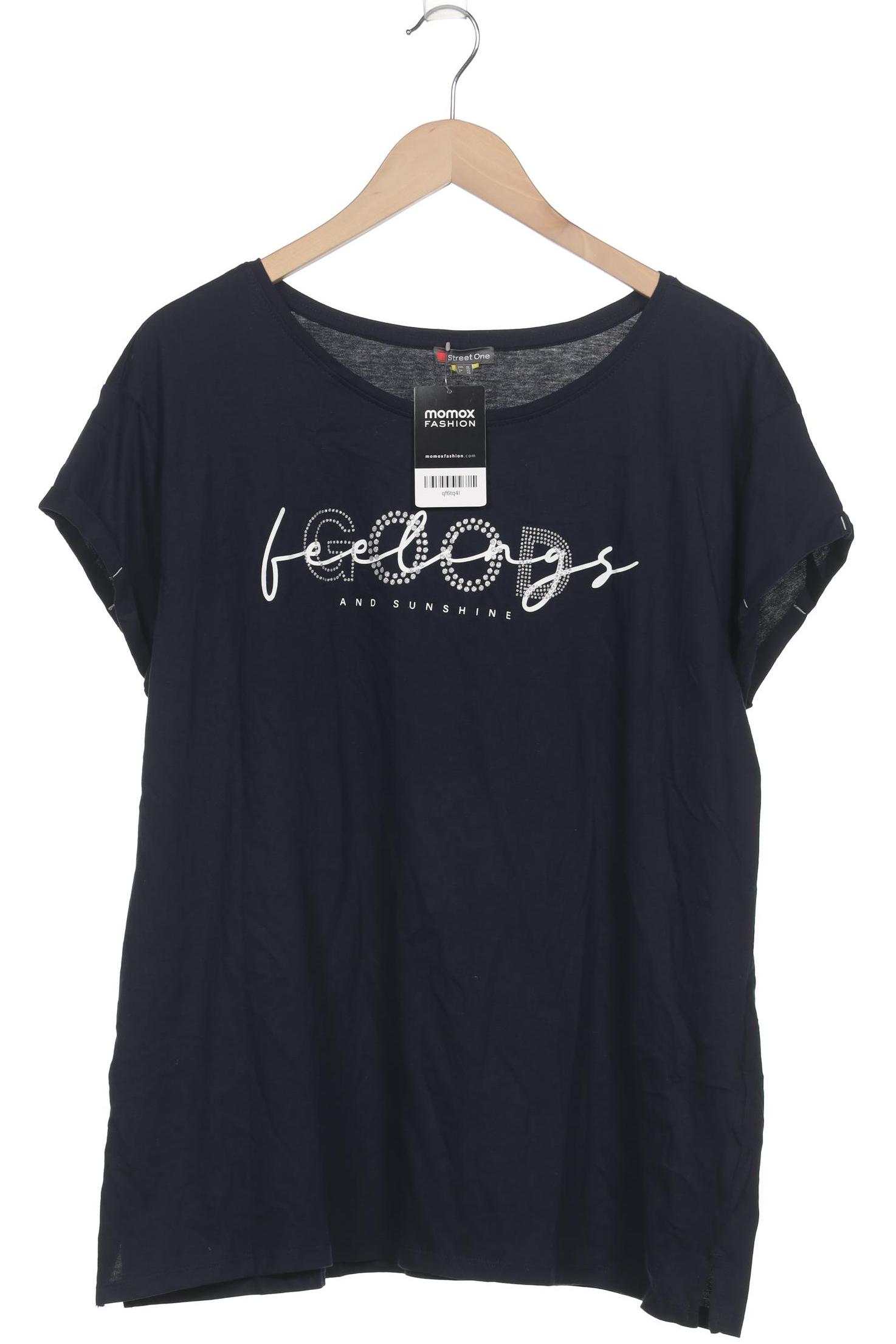 

Street One Damen T-Shirt, marineblau, Gr. 46