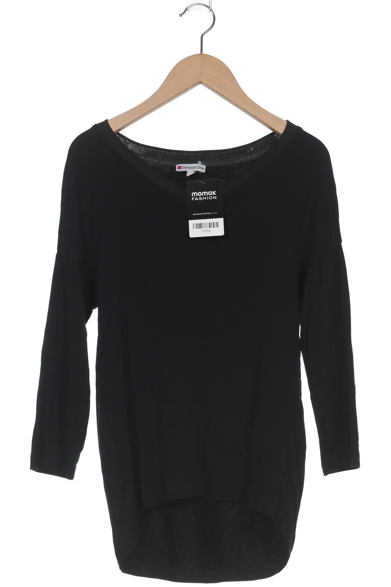 

Street One Damen Langarmshirt, schwarz, Gr. 34
