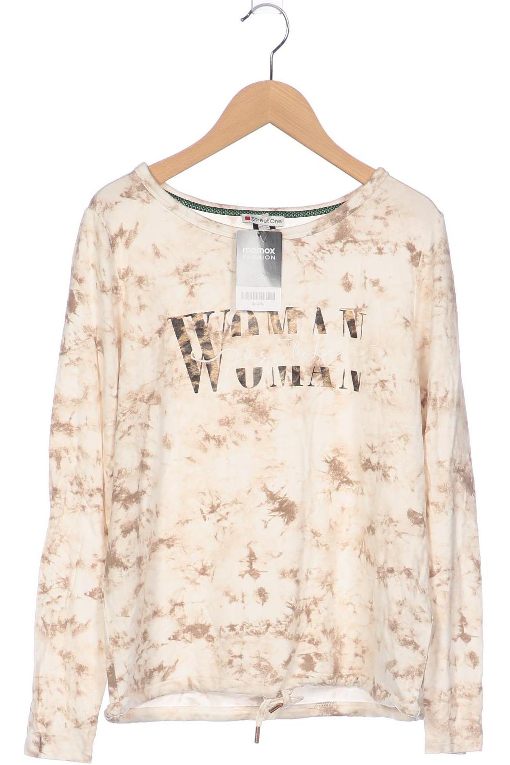 

Street One Damen Langarmshirt, beige, Gr. 36