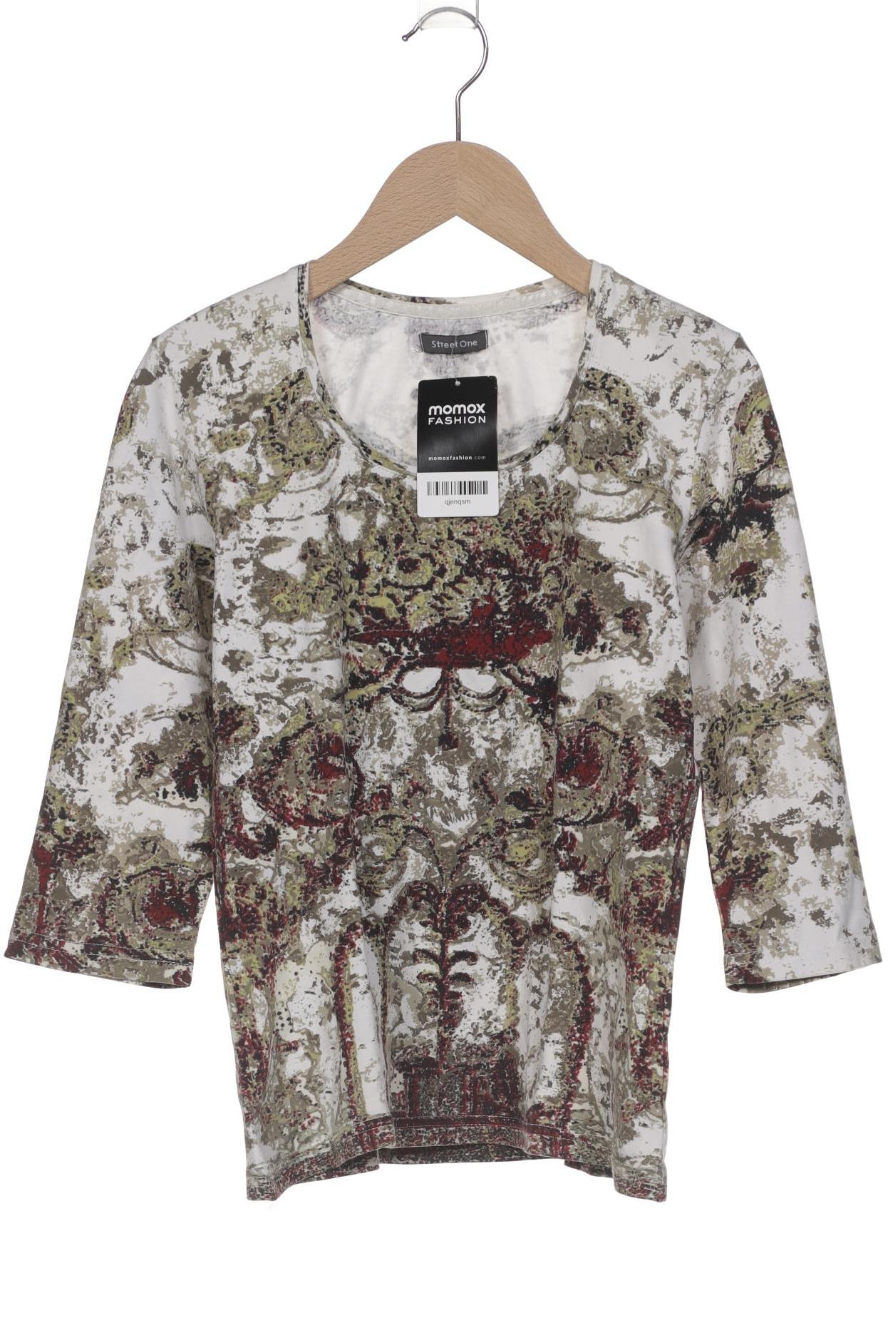 

Street One Damen Langarmshirt, weiß, Gr. 36