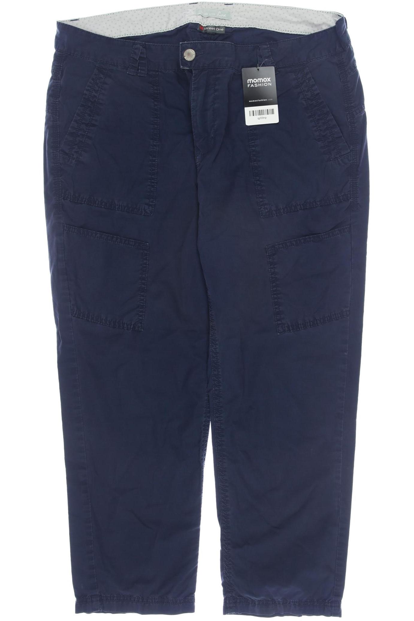 

Street One Damen Stoffhose, marineblau, Gr. 42