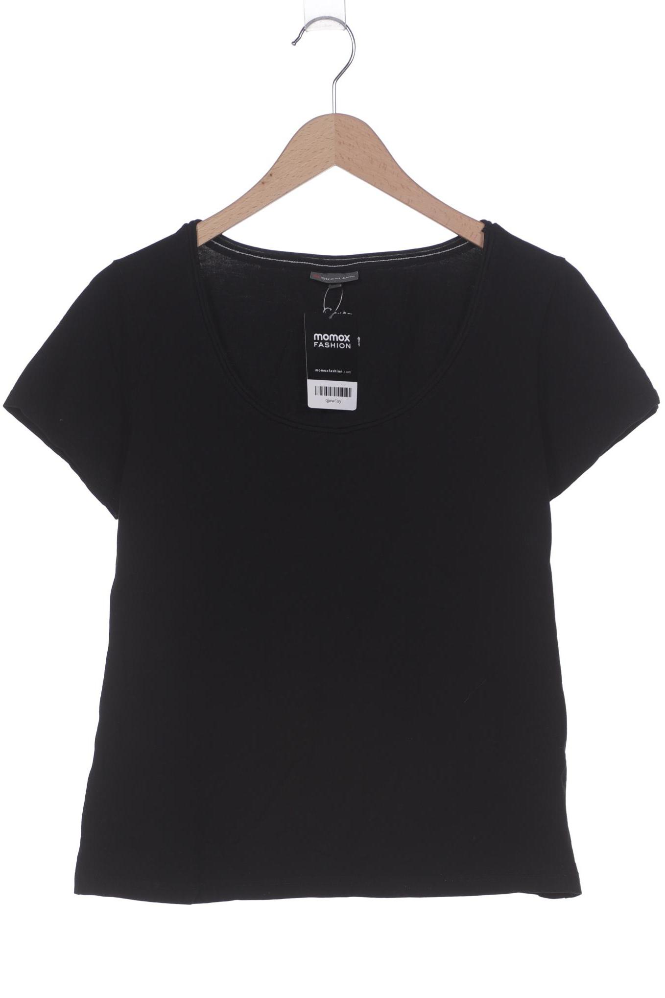 

Street One Damen T-Shirt, schwarz, Gr. 42