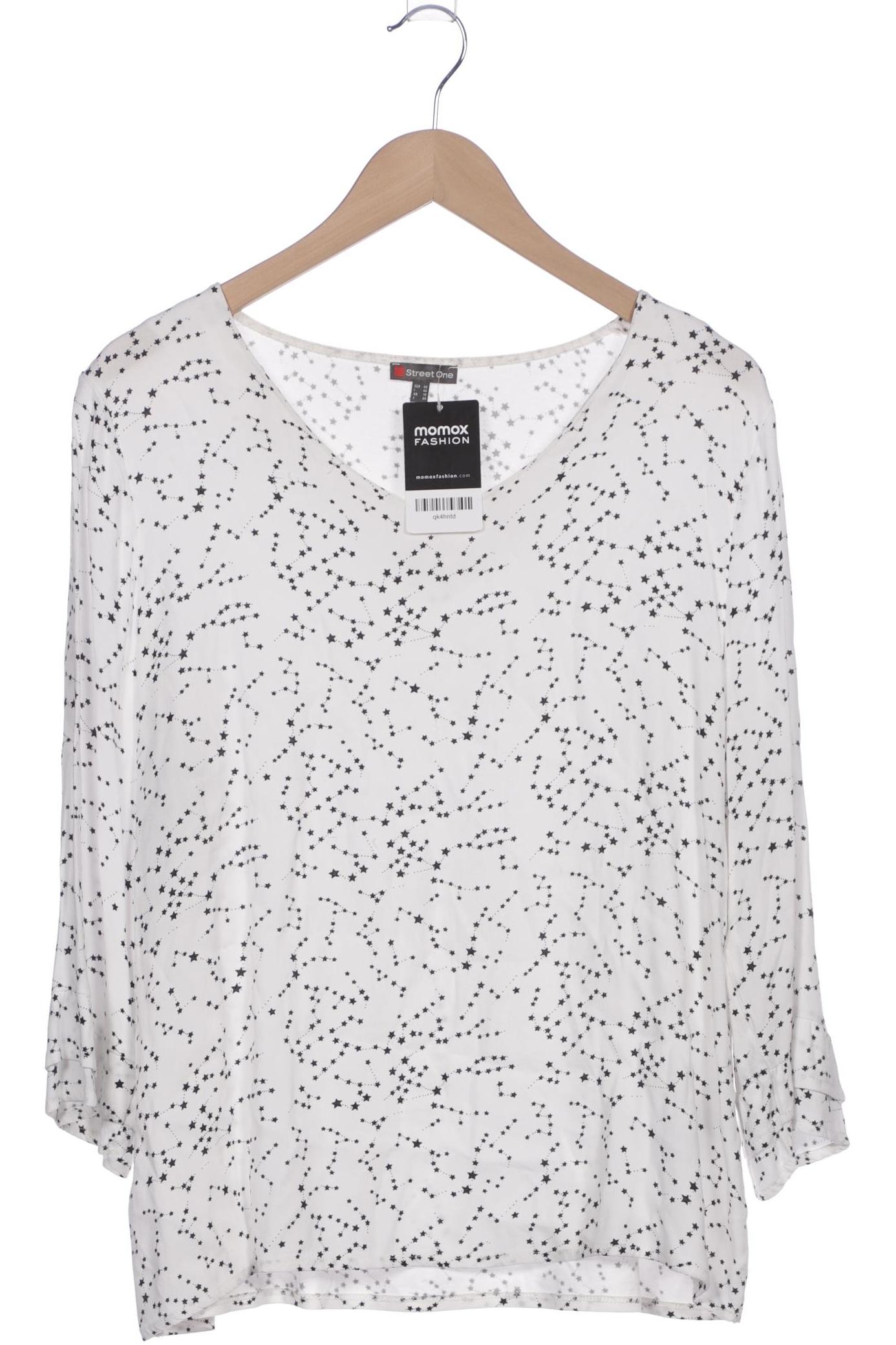 

Street One Damen Langarmshirt, weiß, Gr. 42
