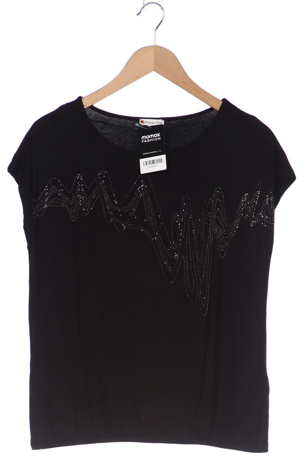 

Street One Damen T-Shirt, schwarz