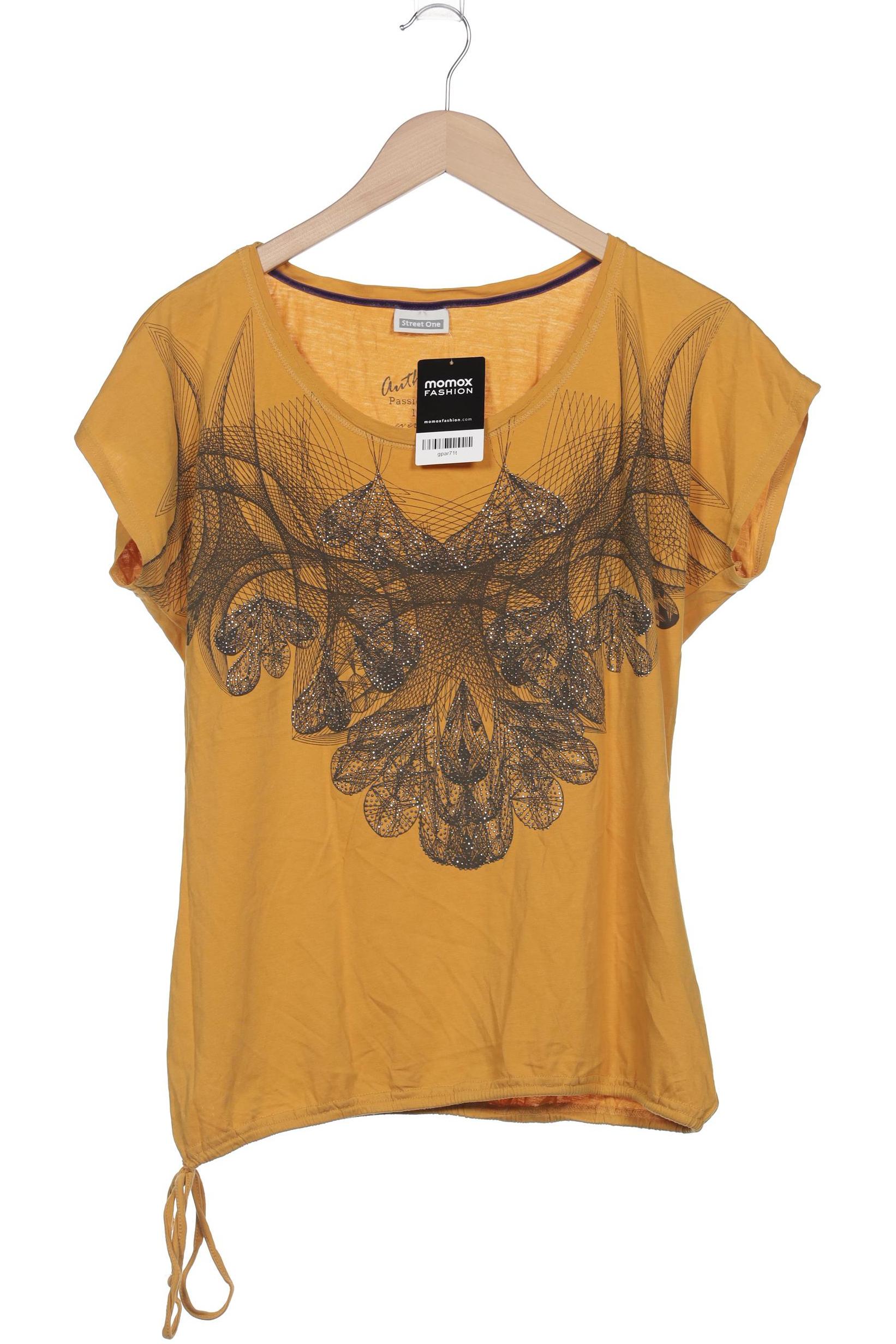 

Street One Damen T-Shirt, gelb, Gr. 38