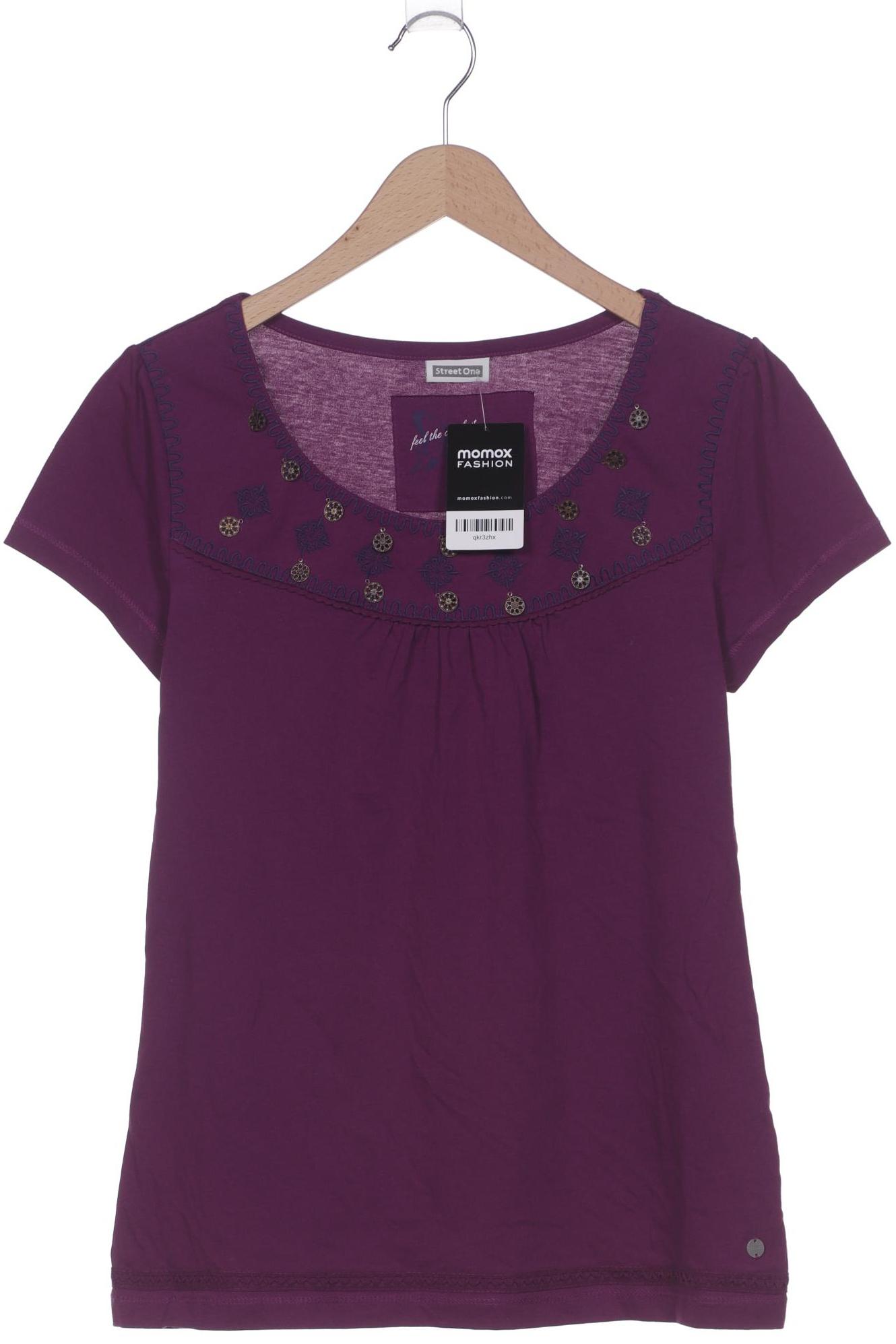 

Street One Damen T-Shirt, bordeaux, Gr. 42