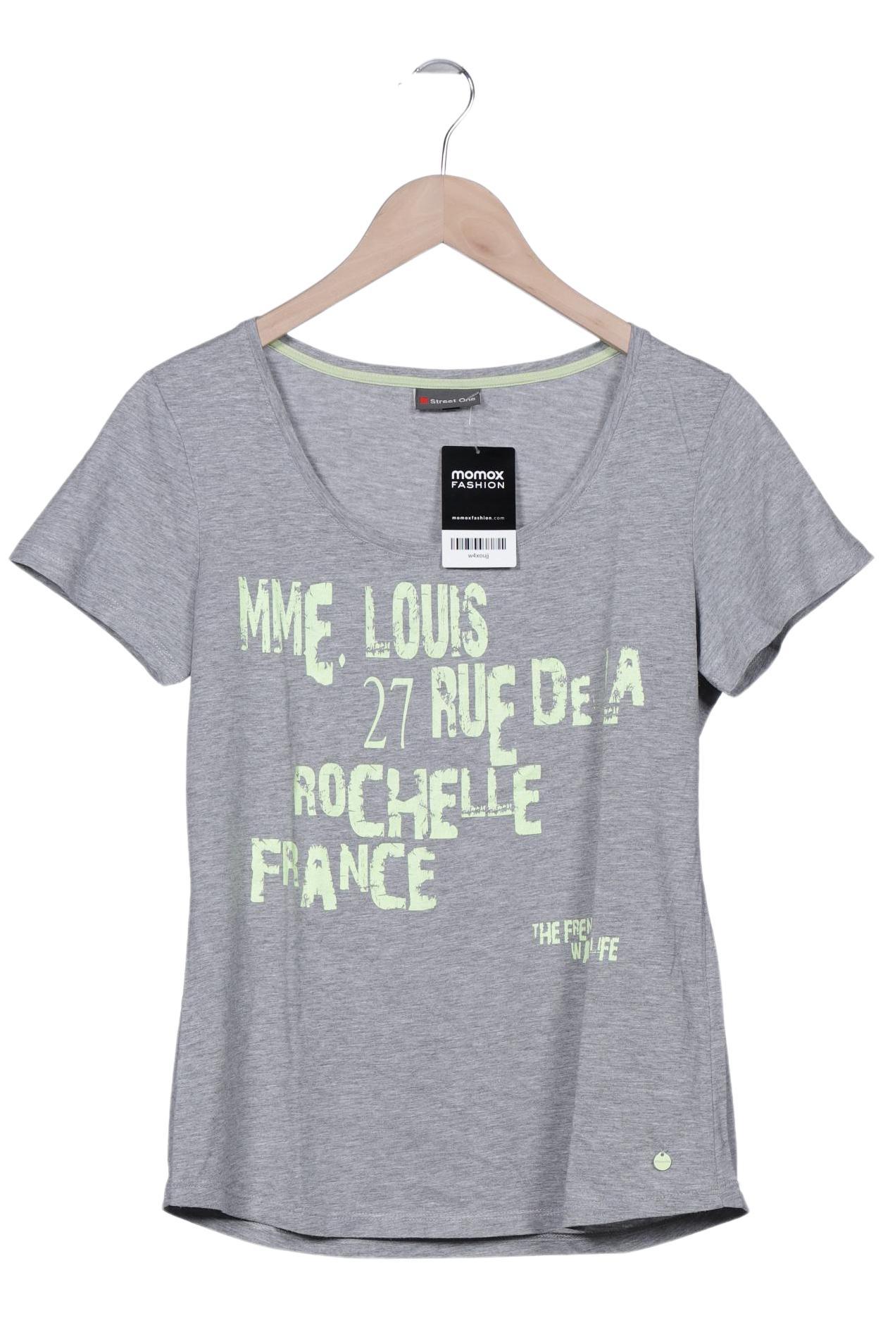 

Street One Damen T-Shirt, grau, Gr. 40