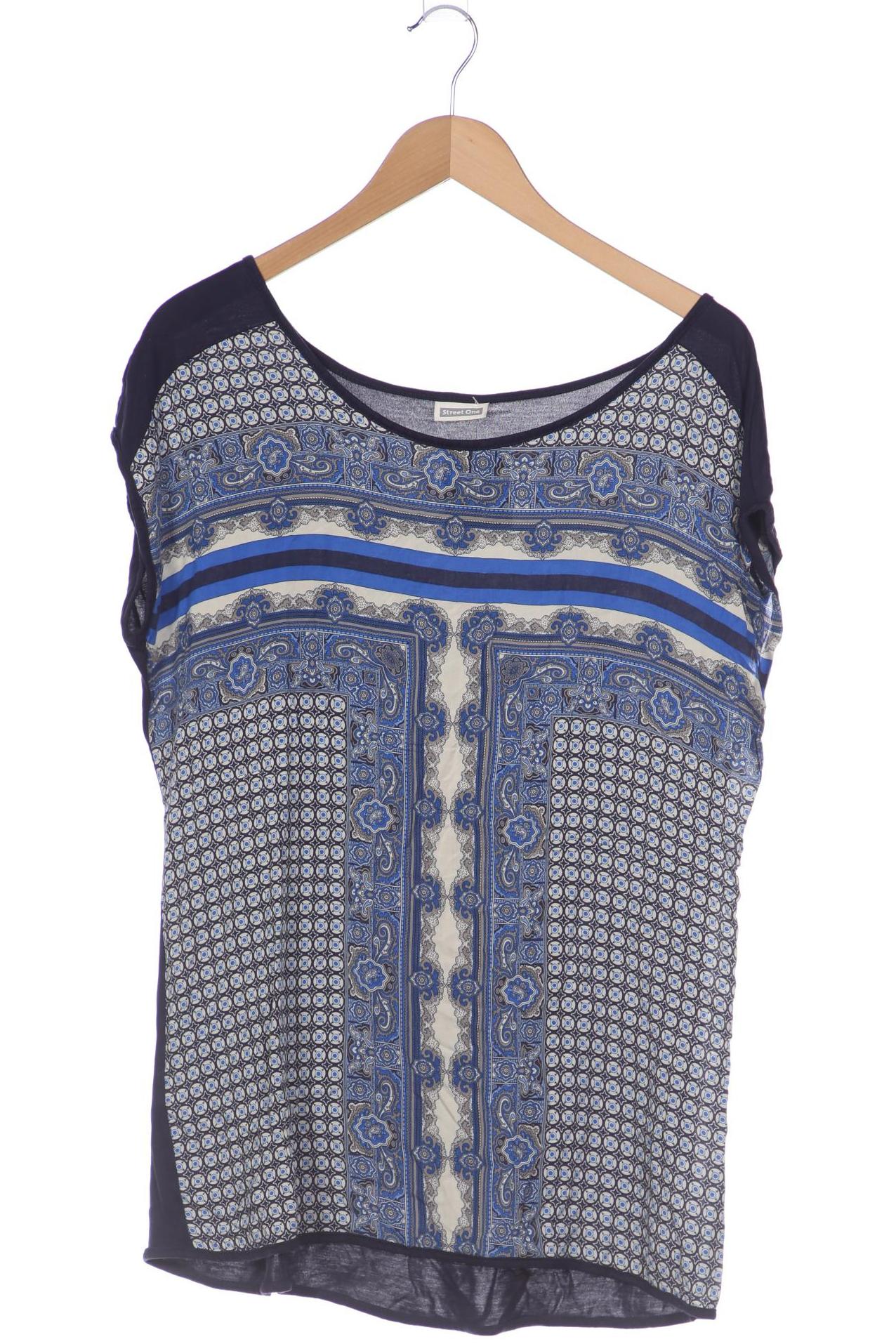 

Street One Damen T-Shirt, blau, Gr. 42
