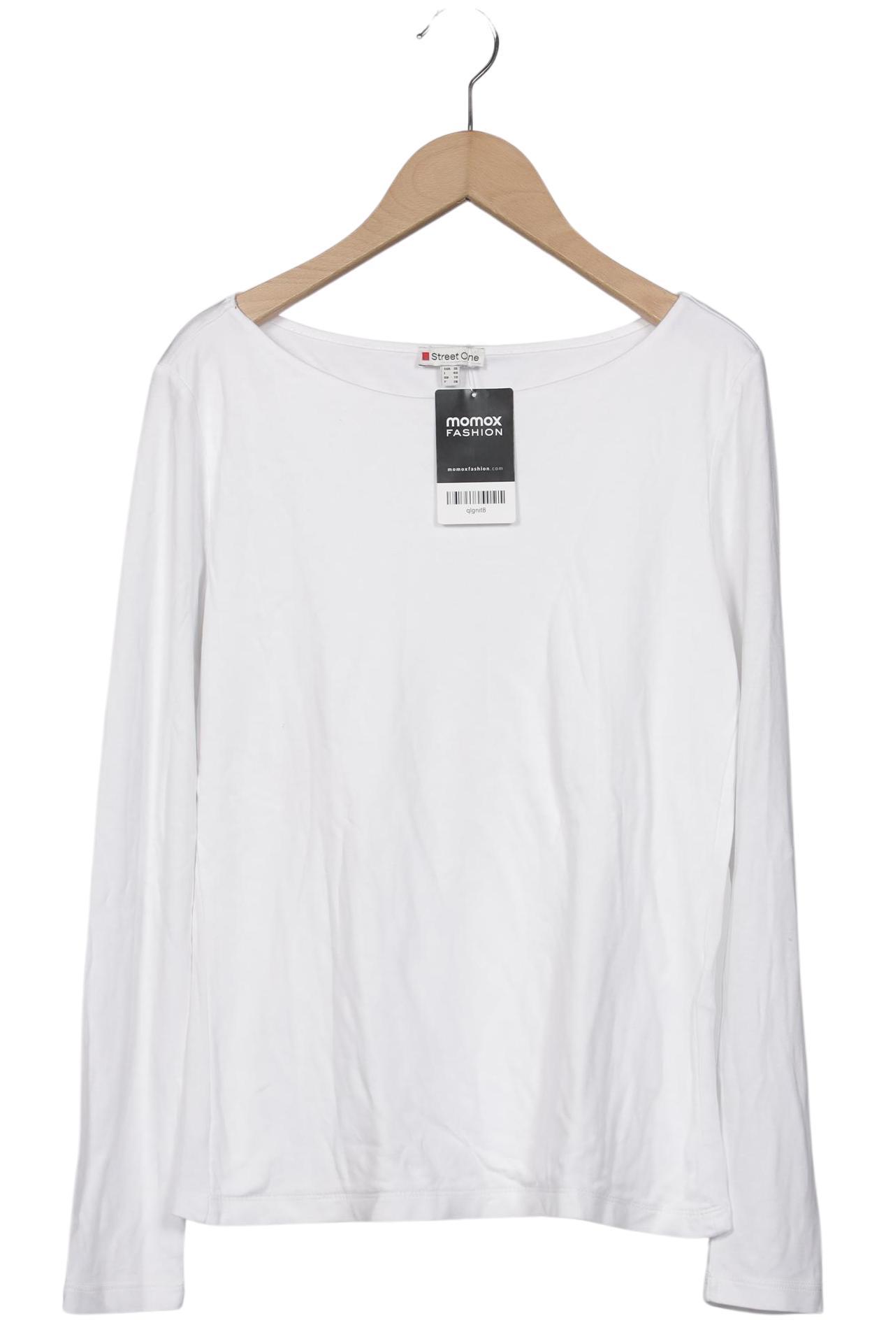 

Street One Damen Langarmshirt, weiß, Gr. 36