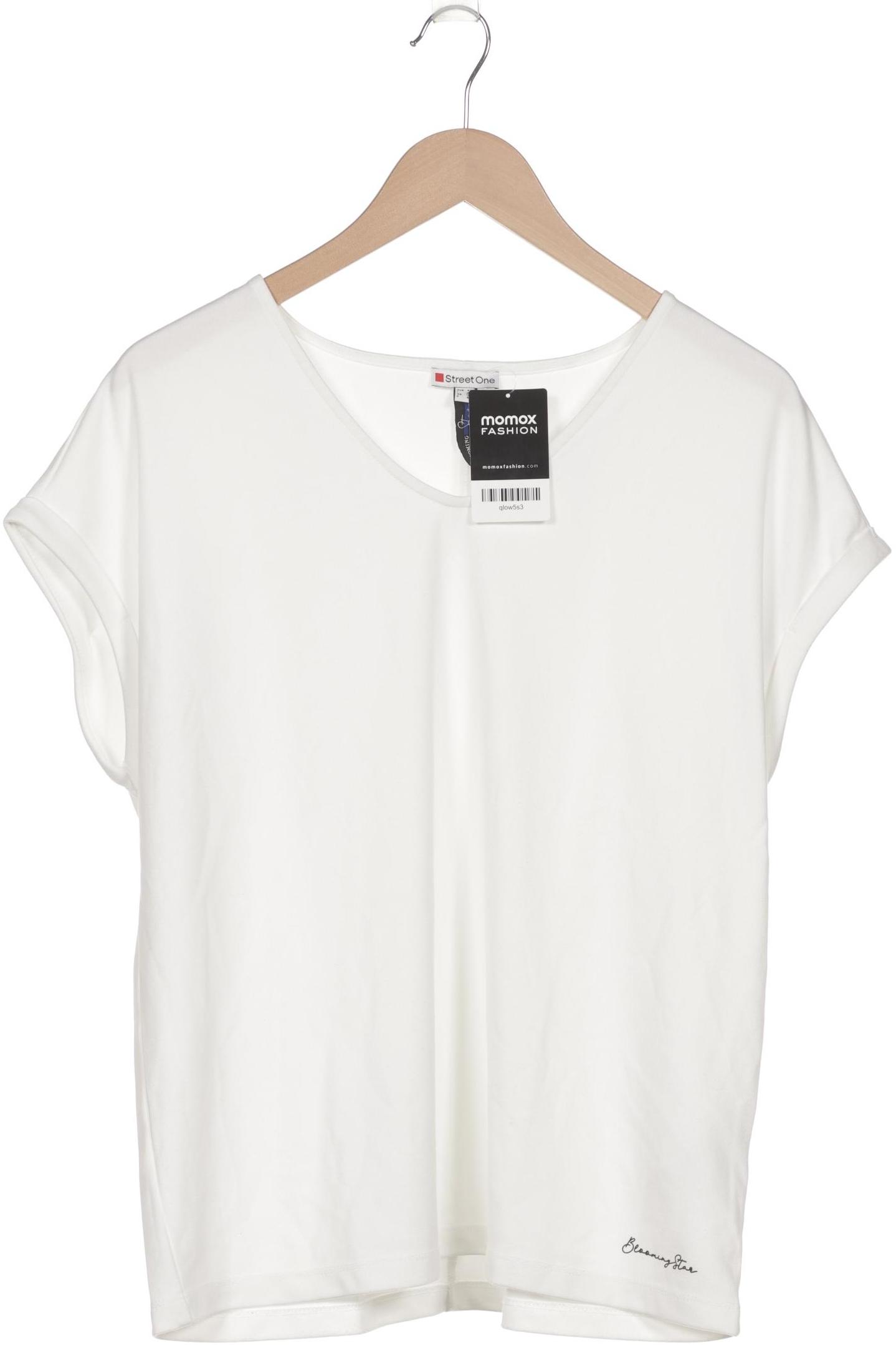 

Street One Damen T-Shirt, weiß, Gr. 42