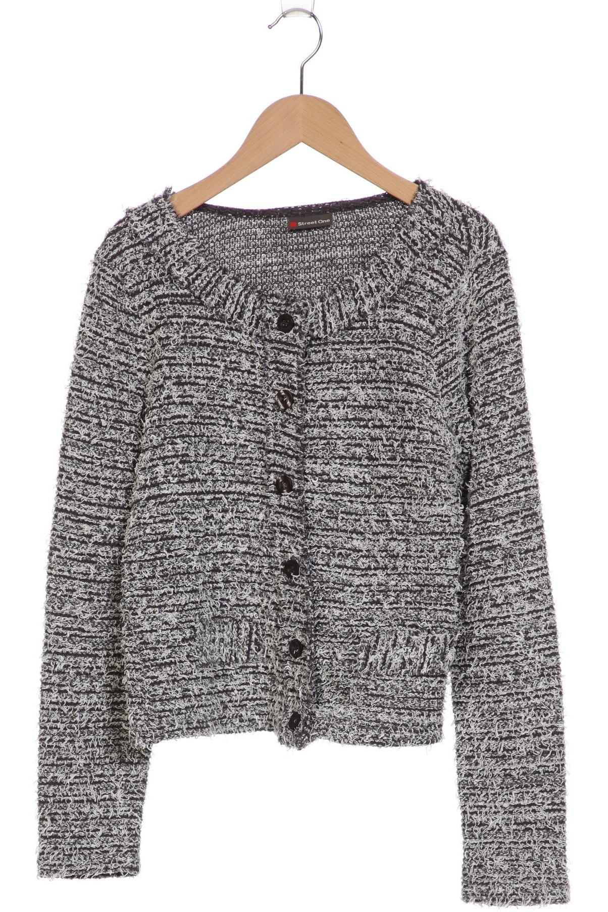 

Street One Damen Strickjacke, grau, Gr. 36