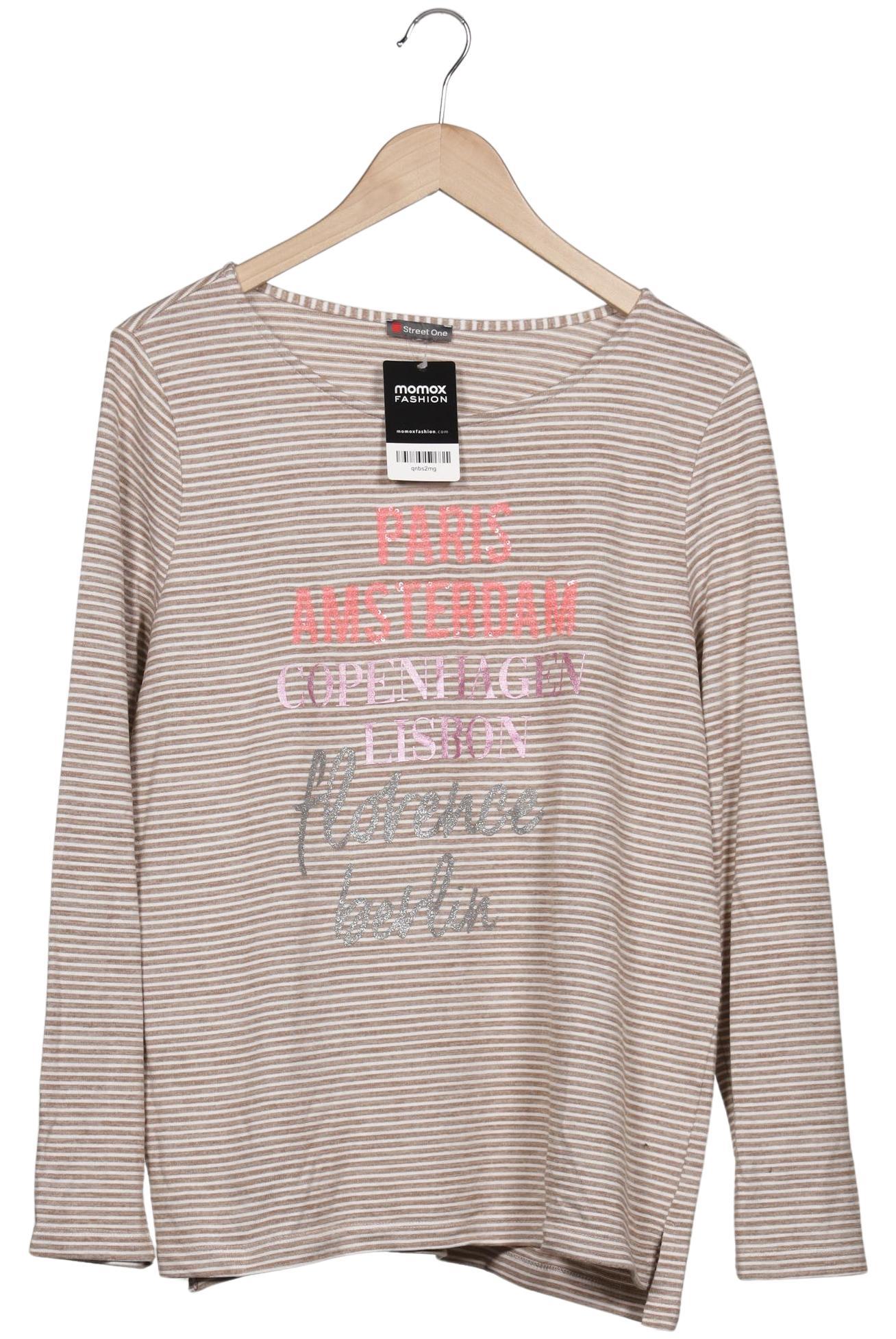 

Street One Damen Langarmshirt, beige, Gr. 44