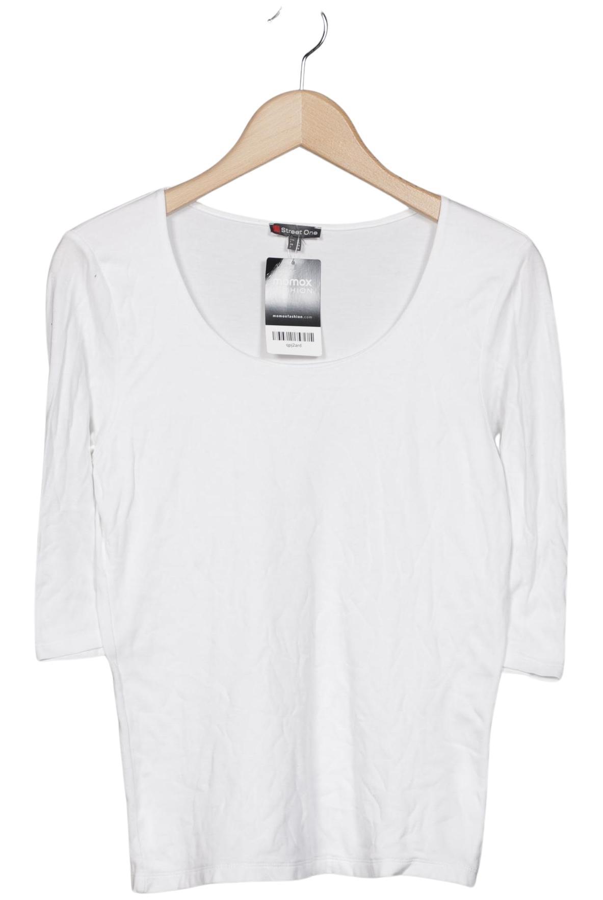 

Street One Damen Langarmshirt, weiß, Gr. 36