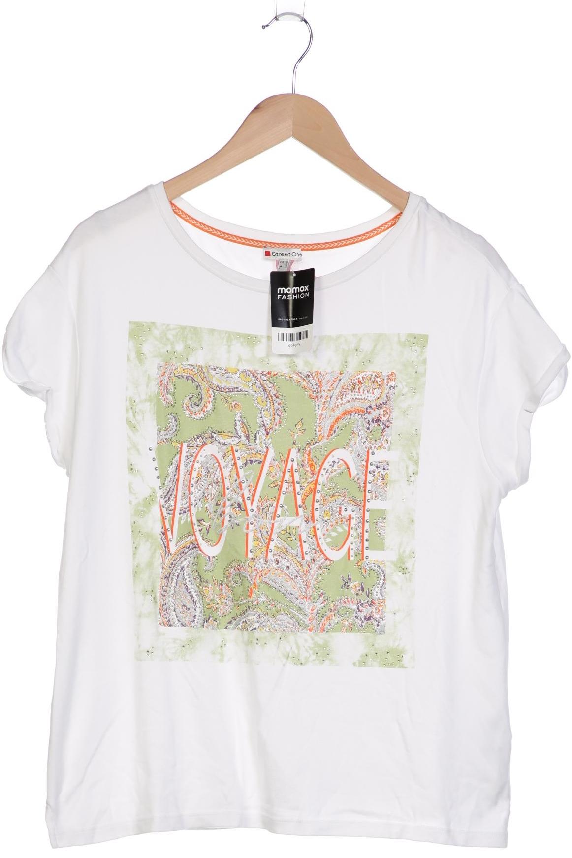 

Street One Damen T-Shirt, weiß, Gr. 42