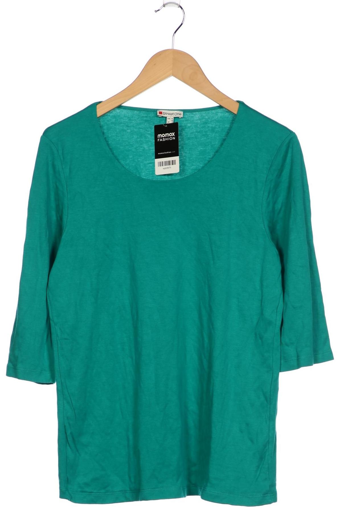 

Street One Damen Langarmshirt, türkis, Gr. 44