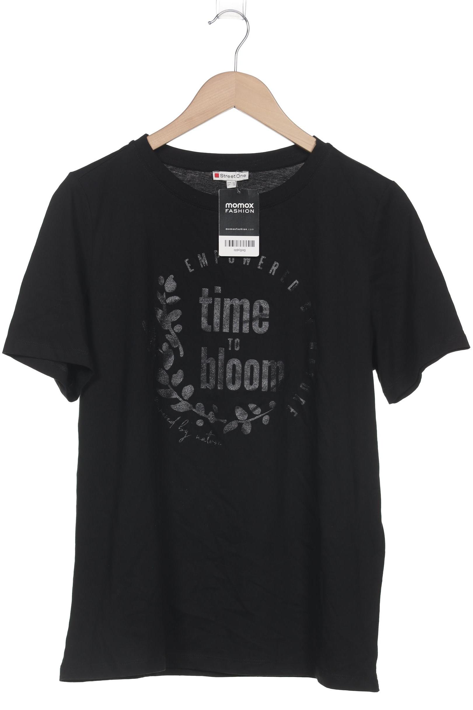 

Street One Damen T-Shirt, schwarz, Gr. 42