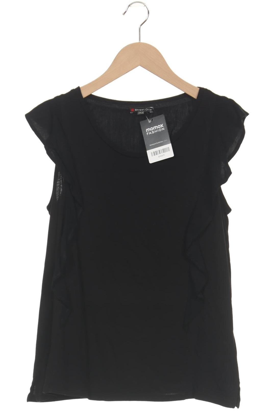 

Street One Damen T-Shirt, schwarz, Gr. 38