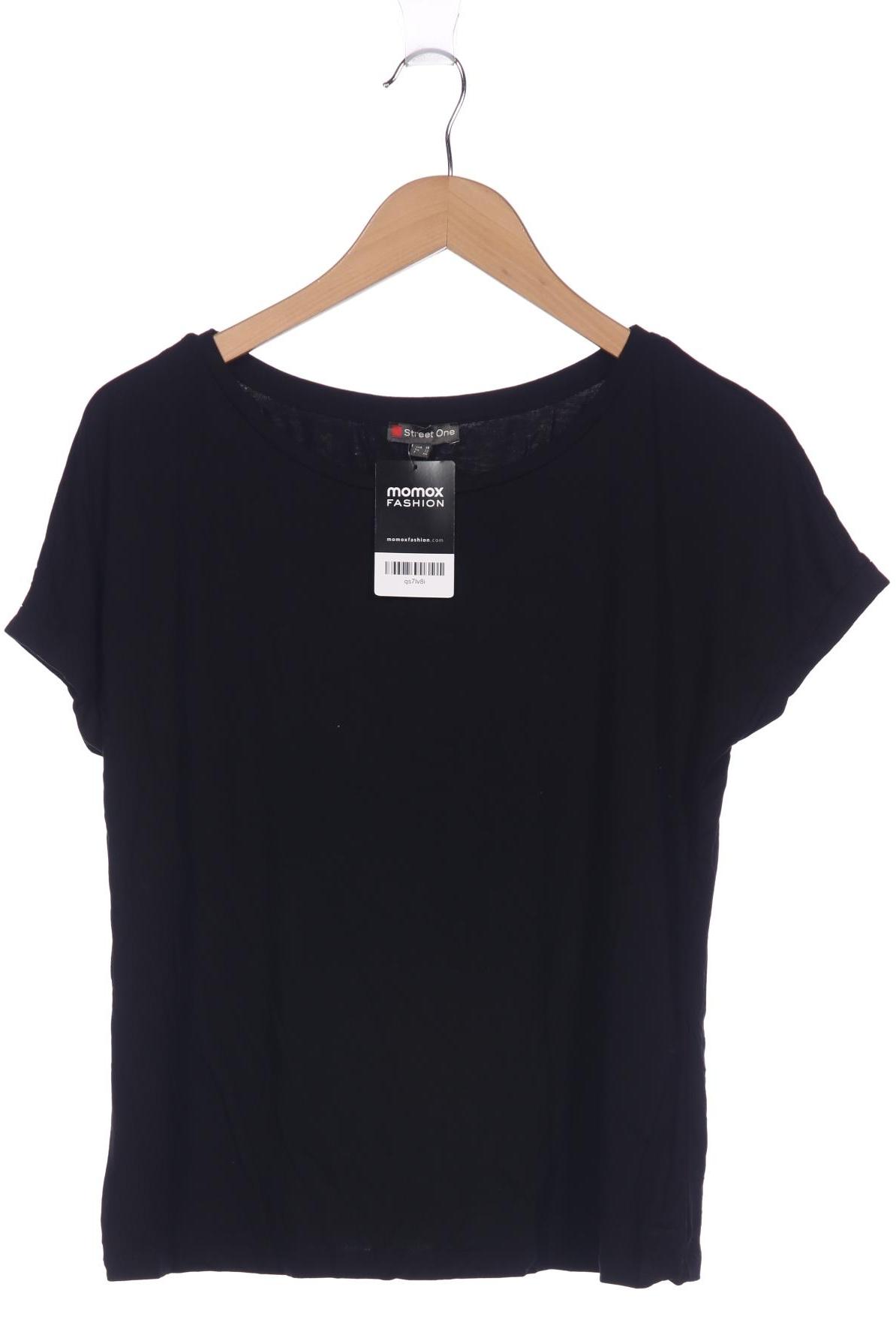 

Street One Damen T-Shirt, schwarz, Gr. 38