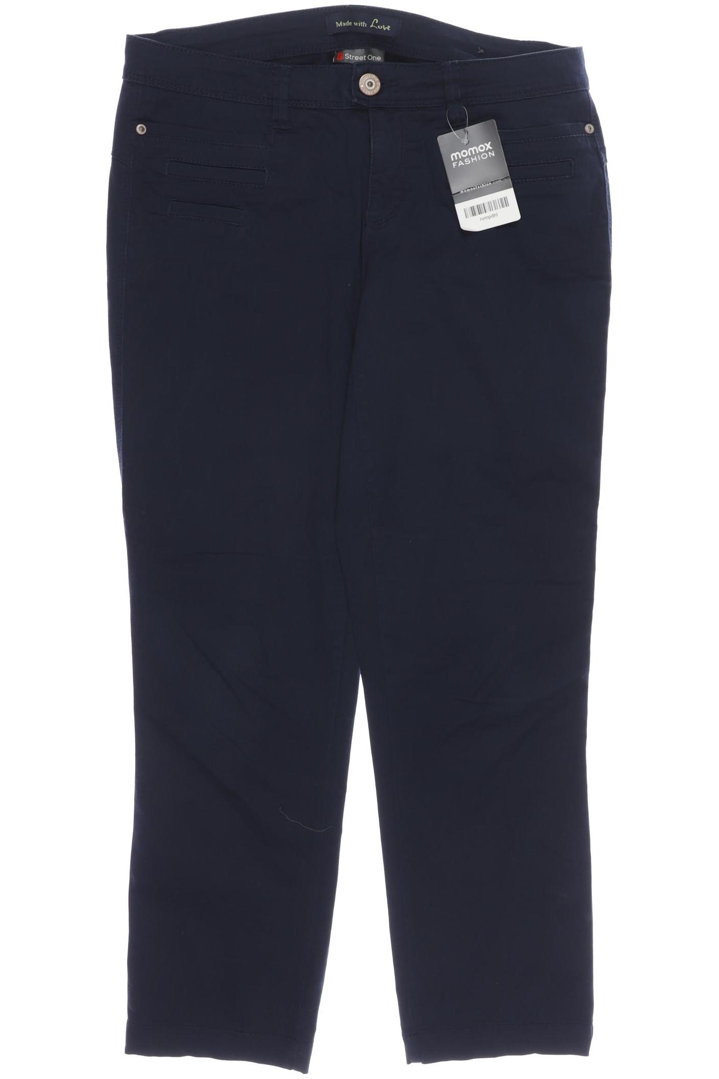

Street One Damen Stoffhose, marineblau, Gr. 36