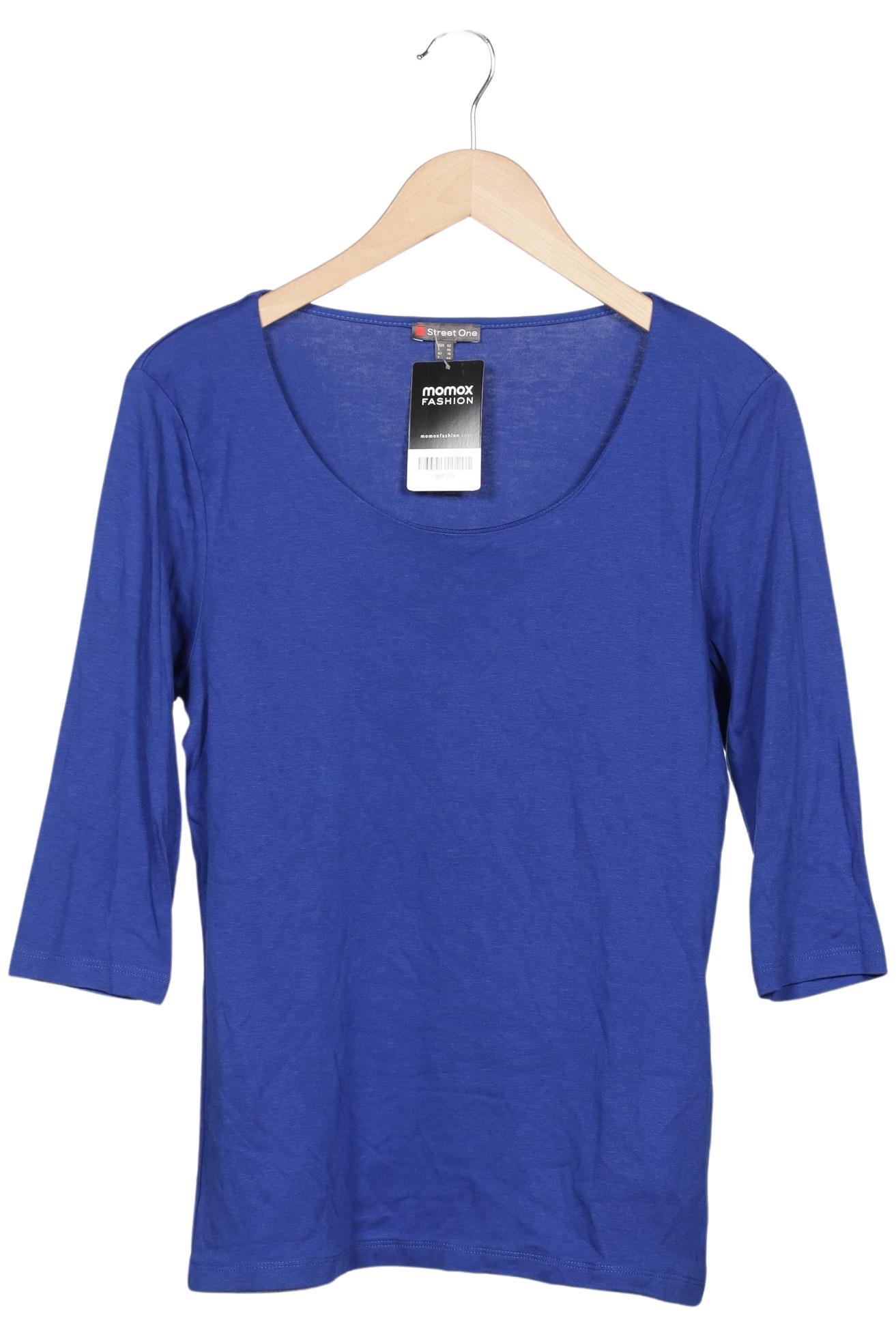 

Street One Damen Langarmshirt, blau, Gr. 42